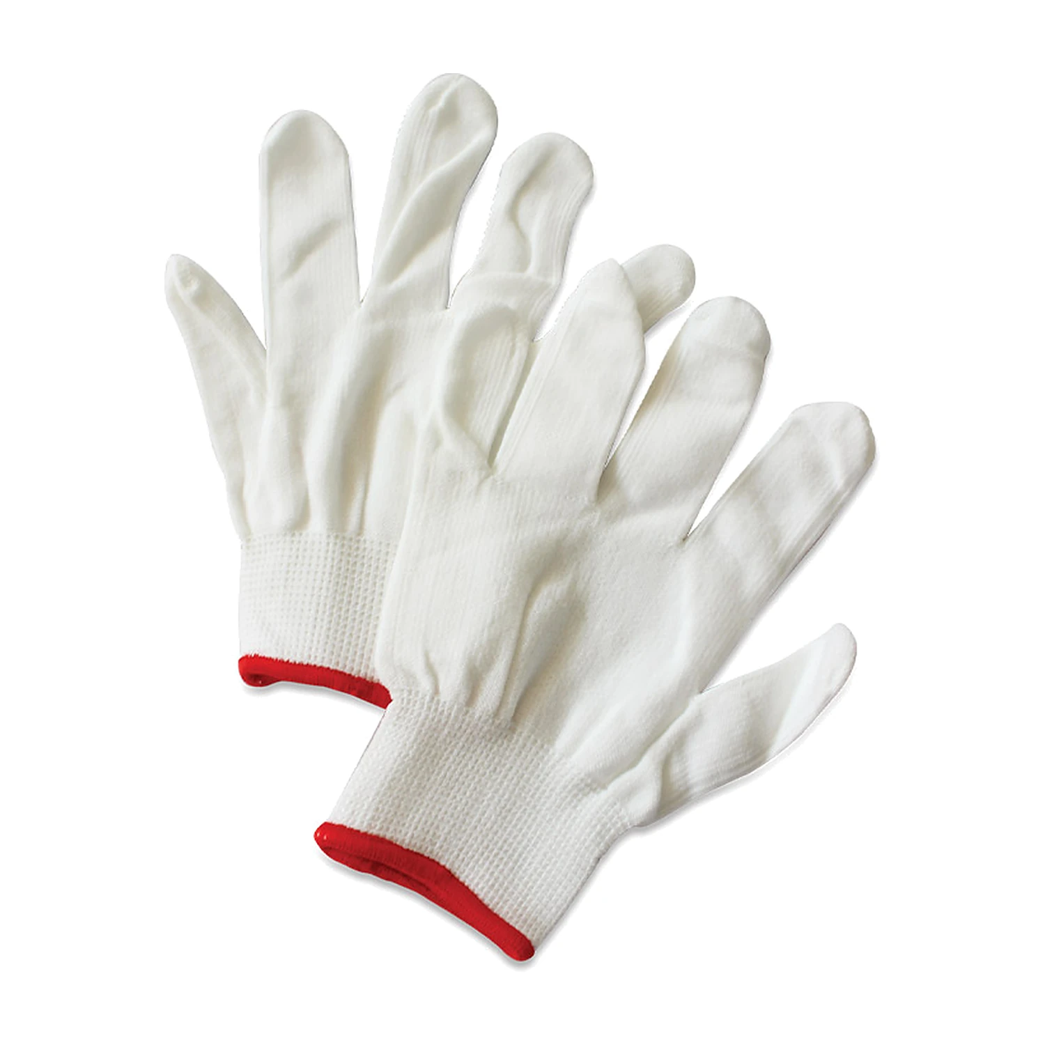 Handling gloves supplied for fitting the fabric graphic
