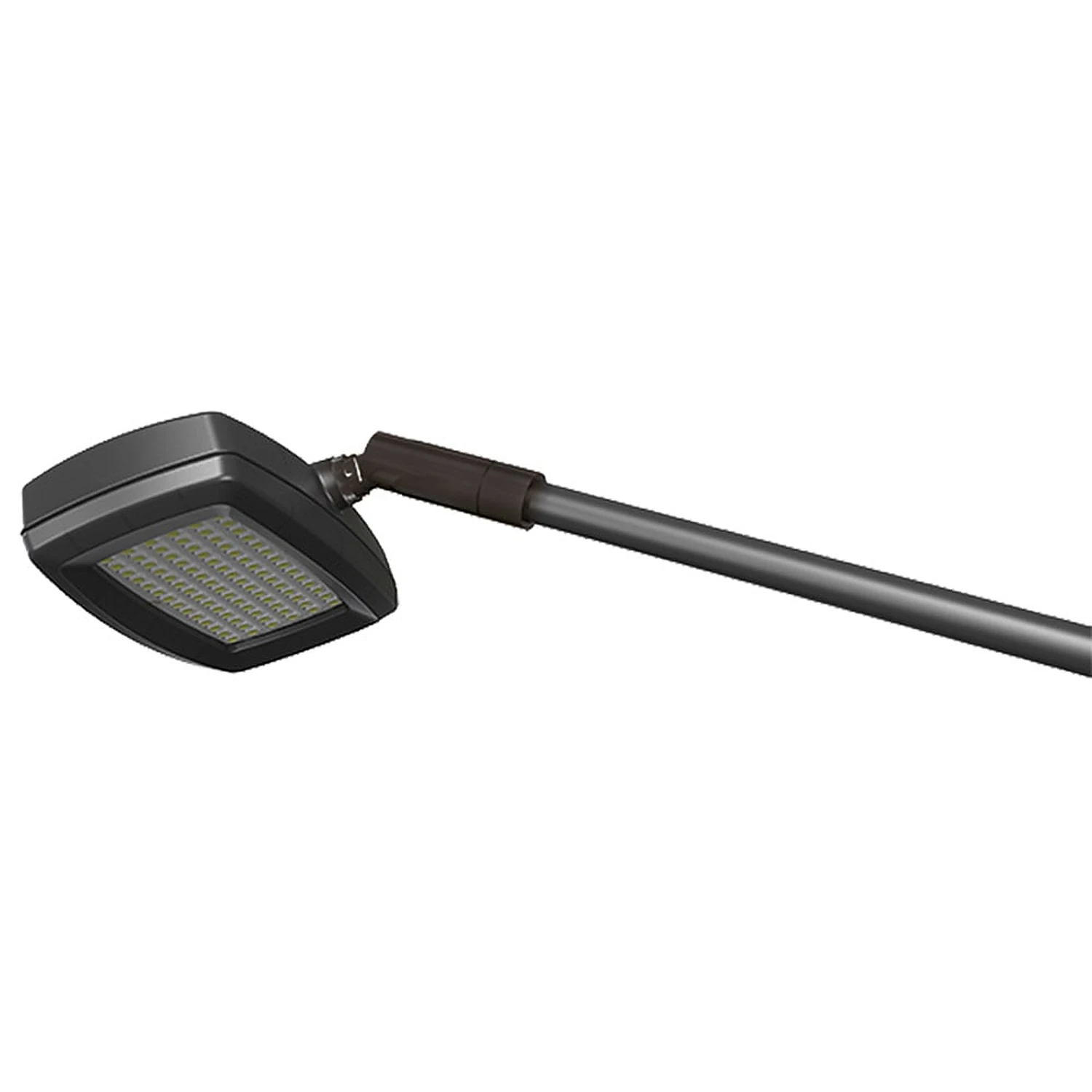 LED floodlight head on its arm