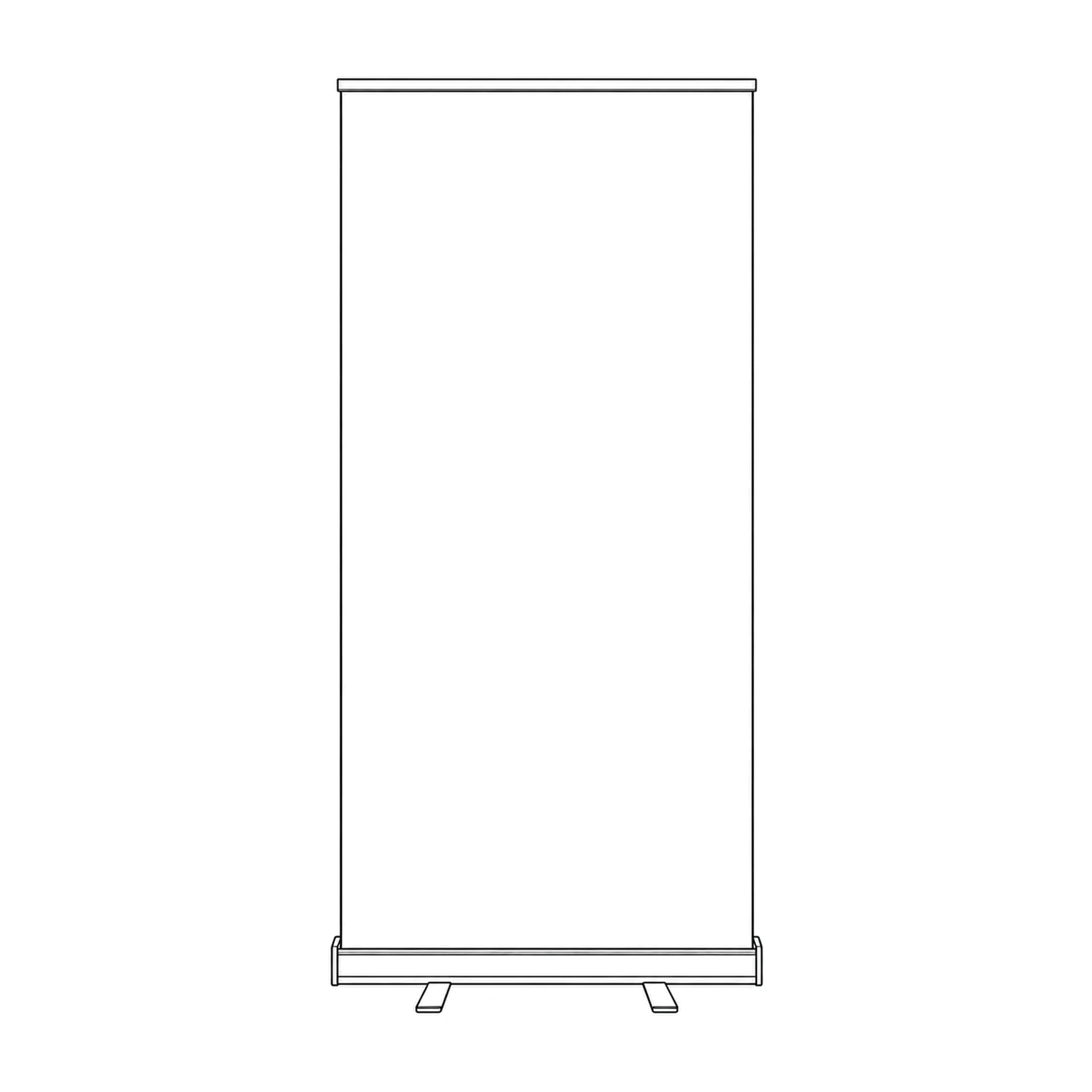 Grasshopper Roller Banner line drawing