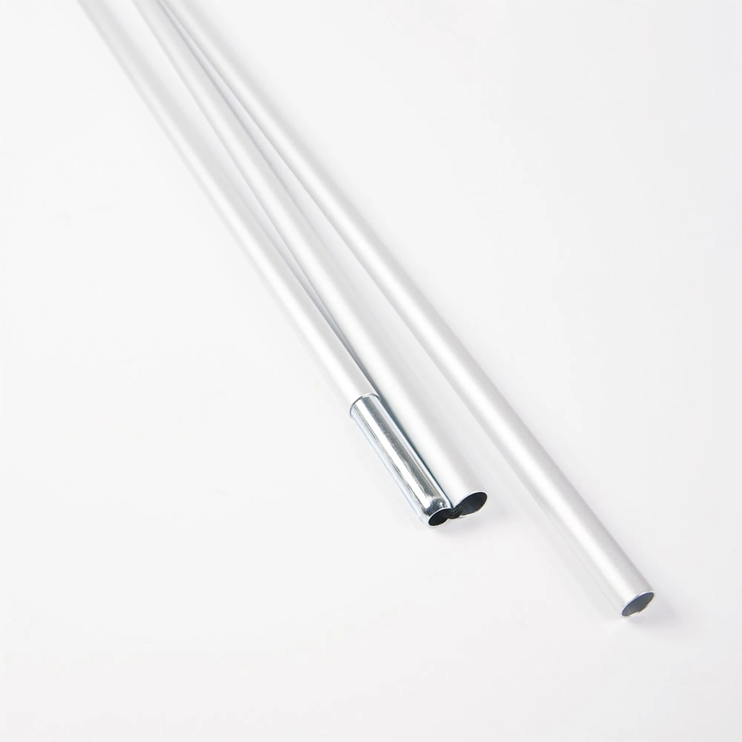 Sectional aluminium support pole for the roller banner