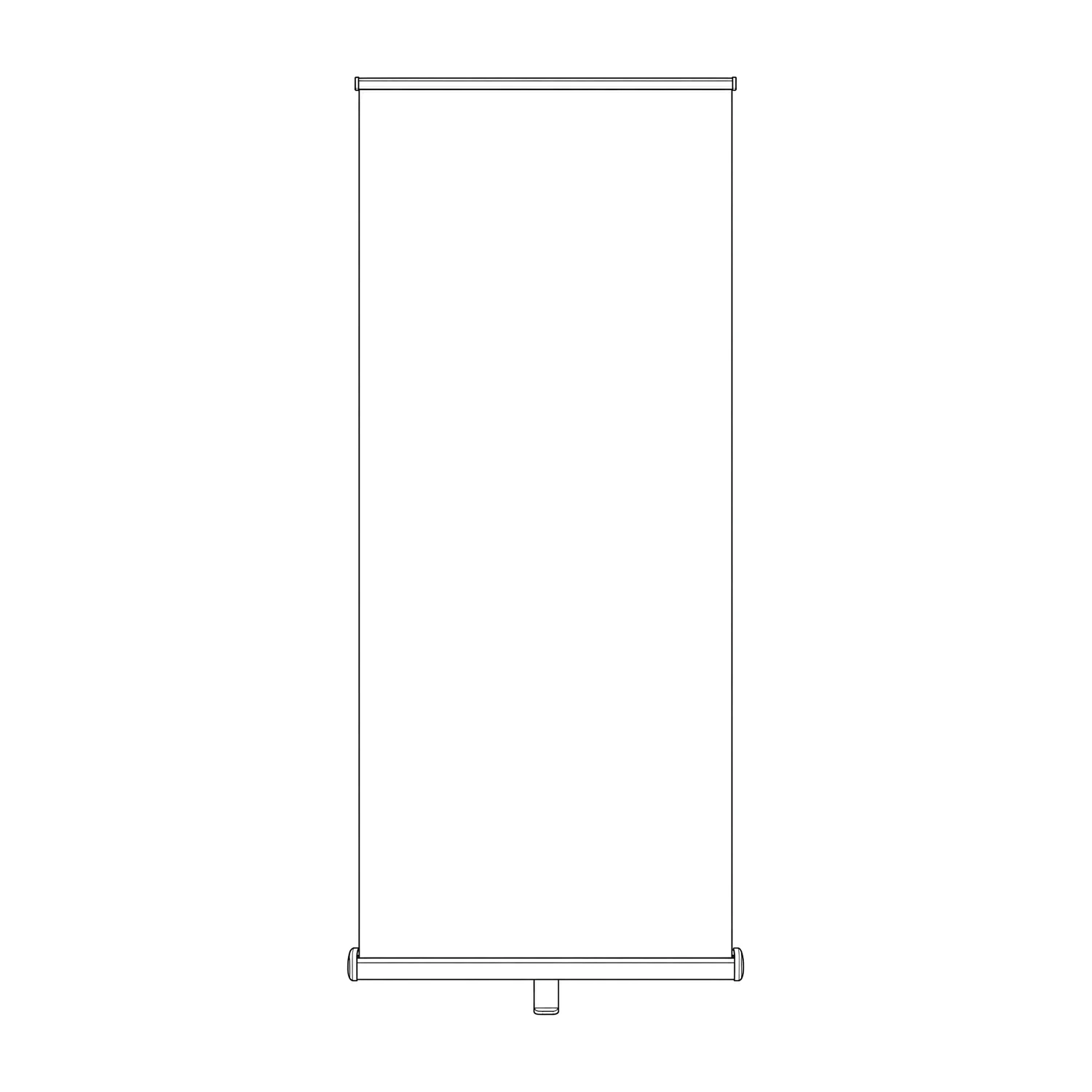 Greenwich Roller Banner line drawing