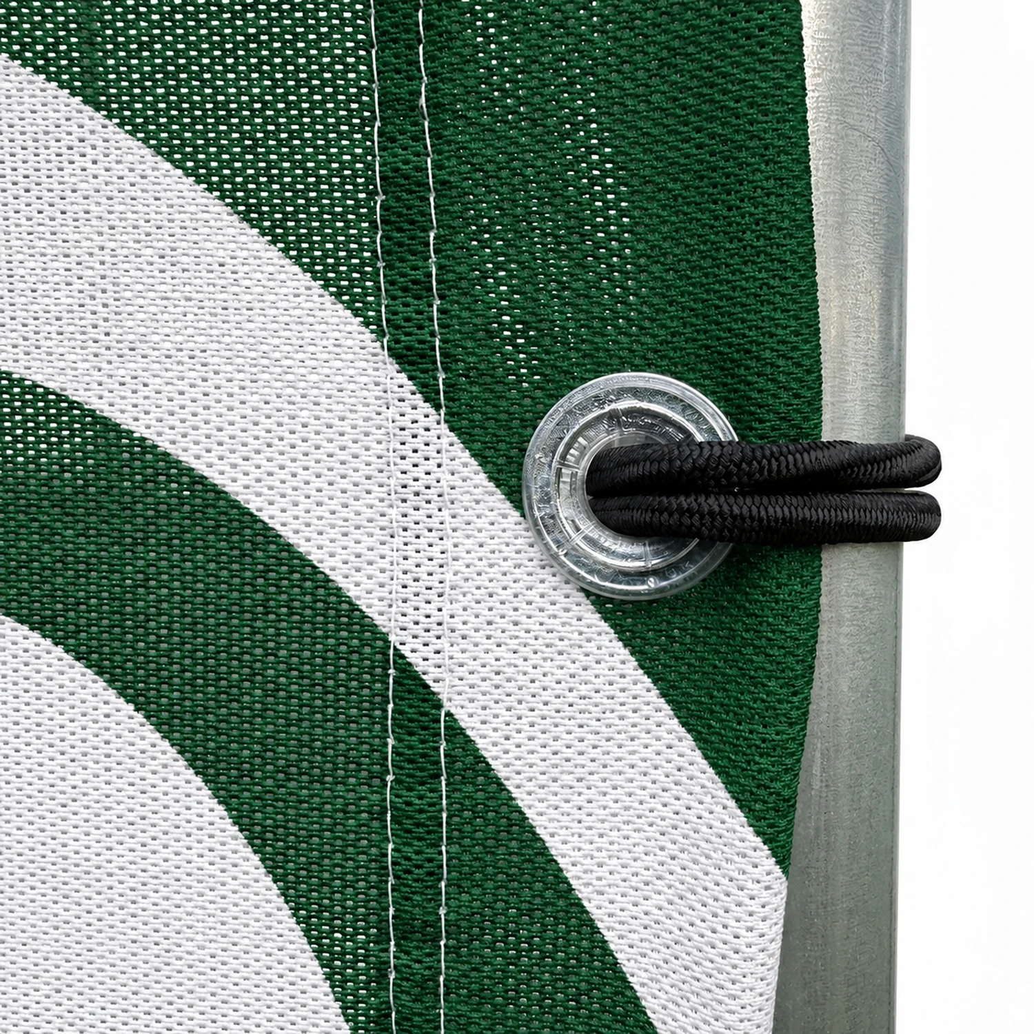 Heras Fence Banner 3.5m Panel, Premium Fabric Mesh detail