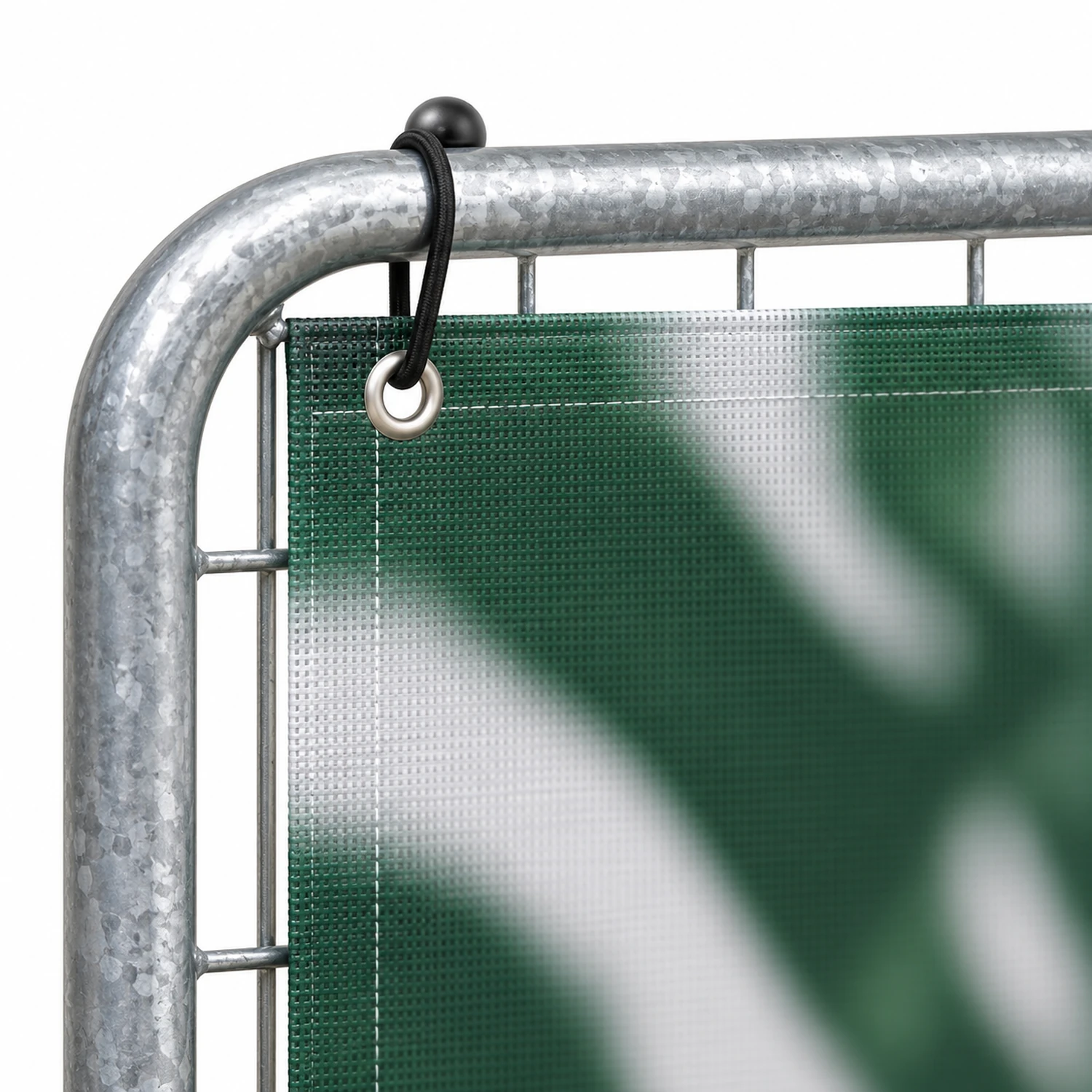 Heras Fence Banner 3.5m Panel, Premium Fabric Mesh detail