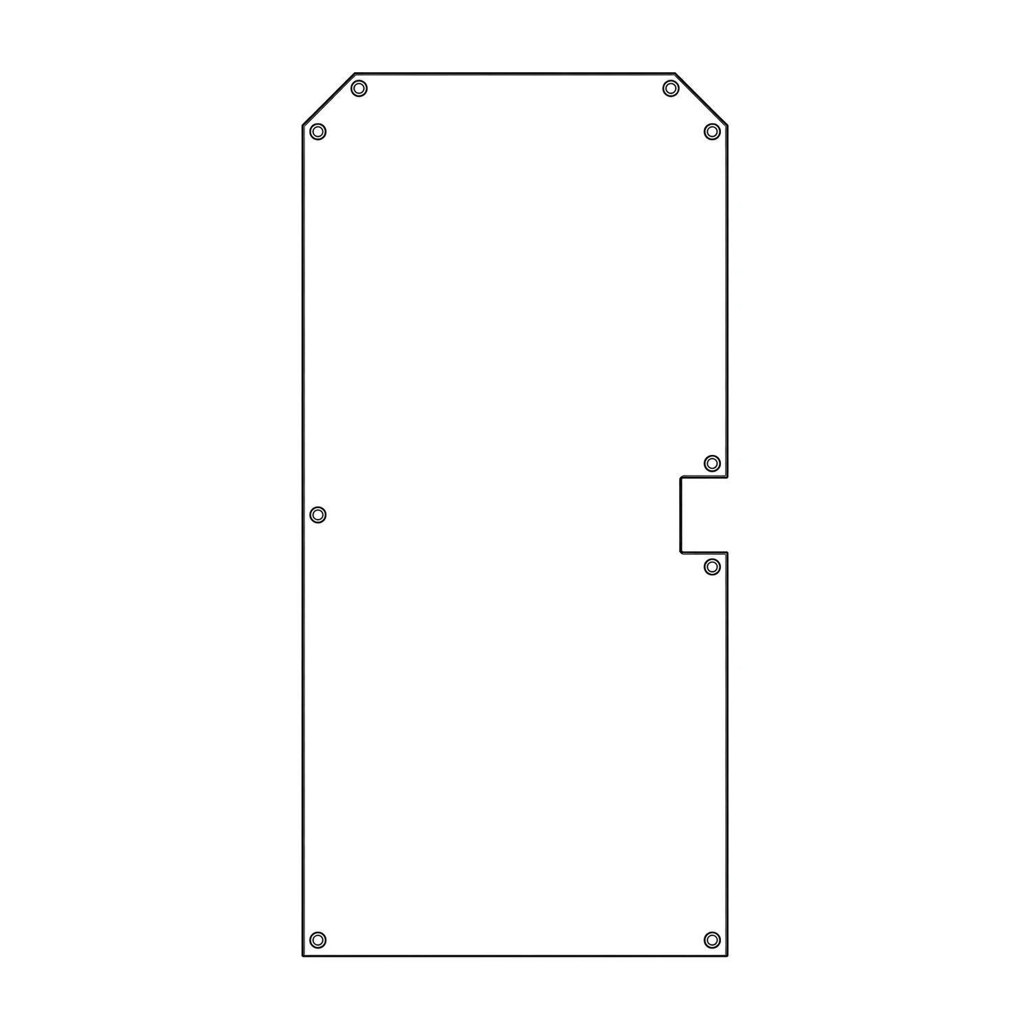 Heras Fence Pedestrian Gate Banner 1m line drawing