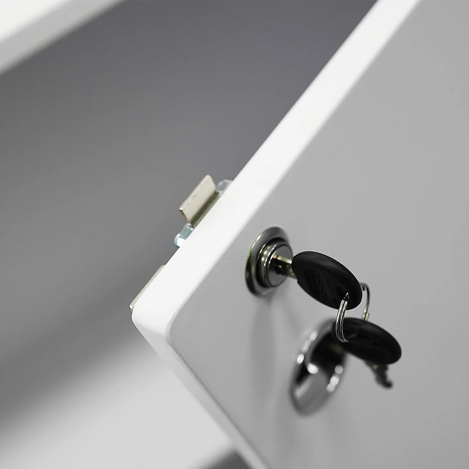 Cabinet cam lock and keys