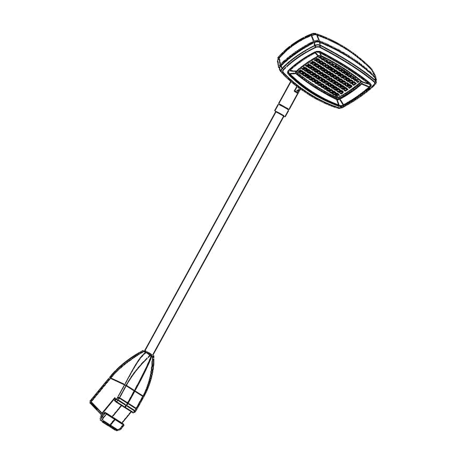 LED floodlight line drawing