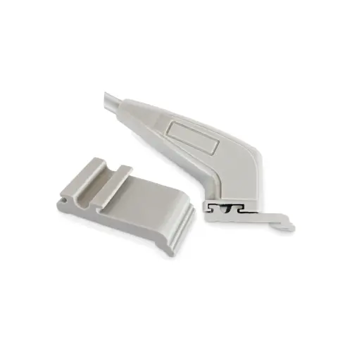 Two-part grey light fitting for frame systems