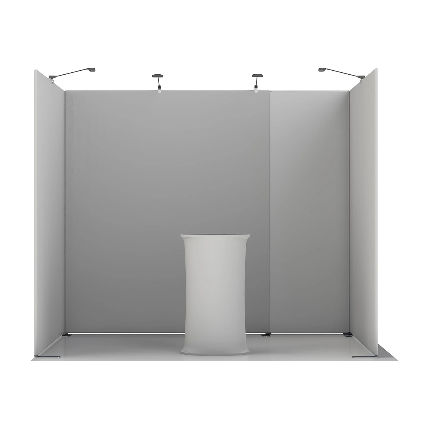 6m2 modular exhibition stand structure shown unprinted