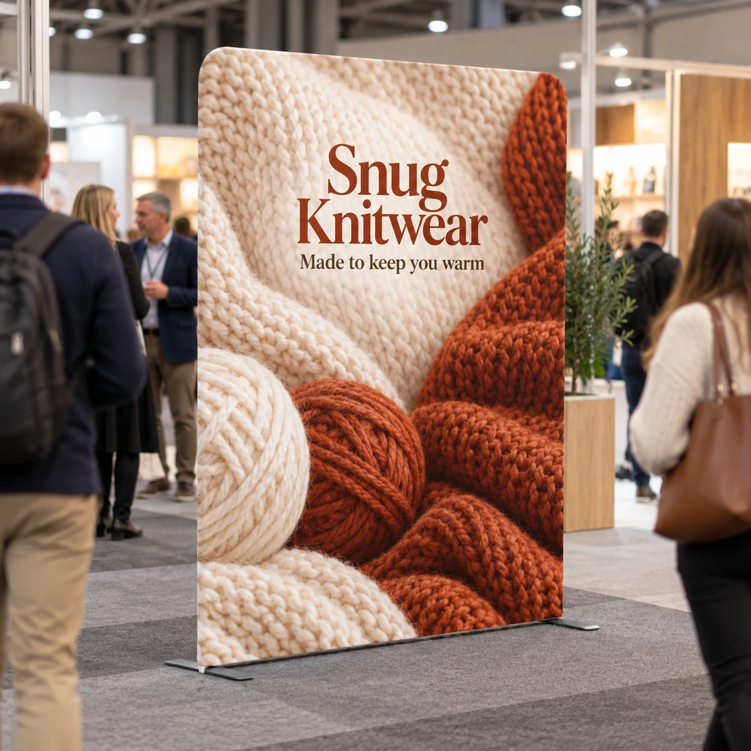 Modulate Modular Fabric Wall with Square Corners in use at an event
