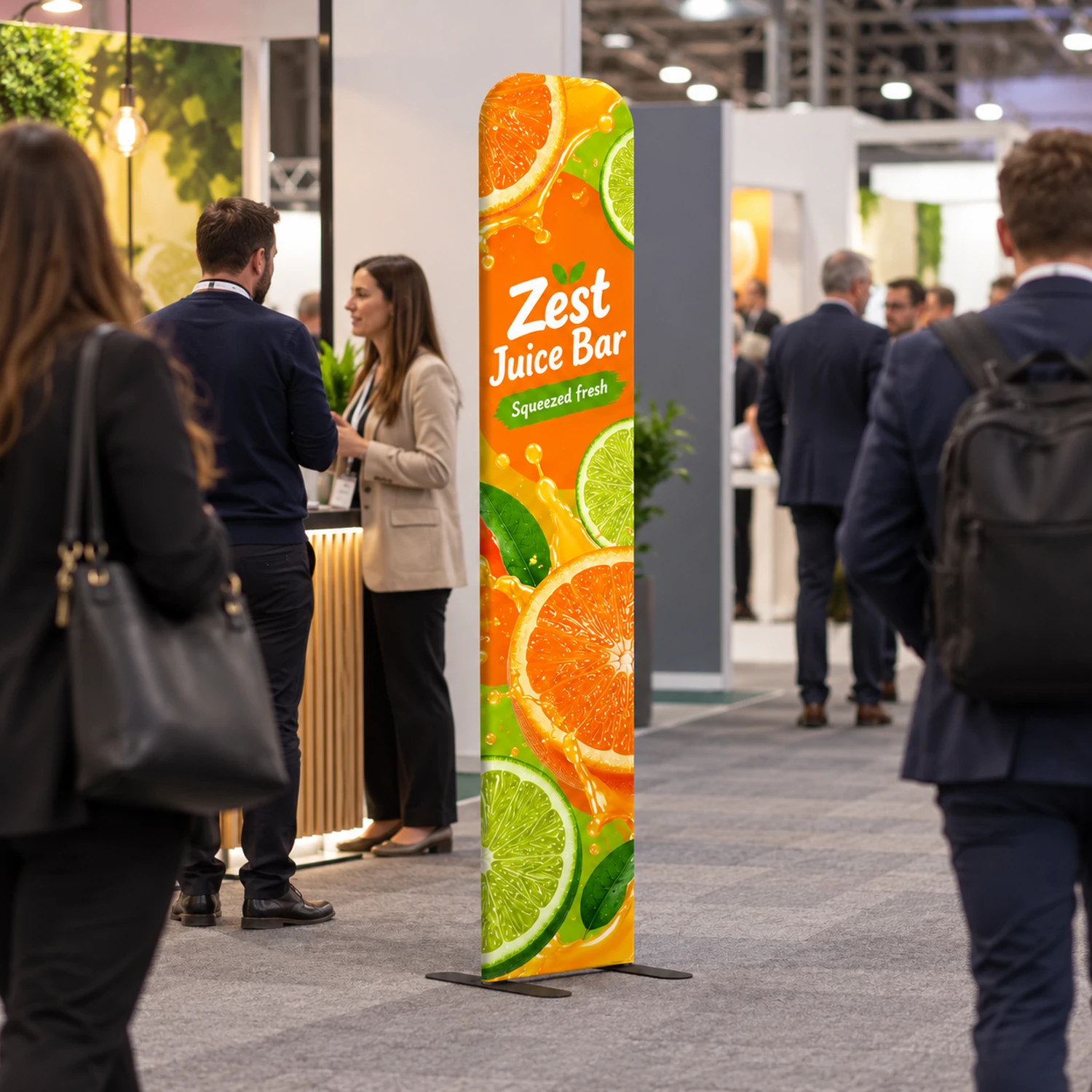 Modulate Modular Fabric Wall with Square Corners in use at an event