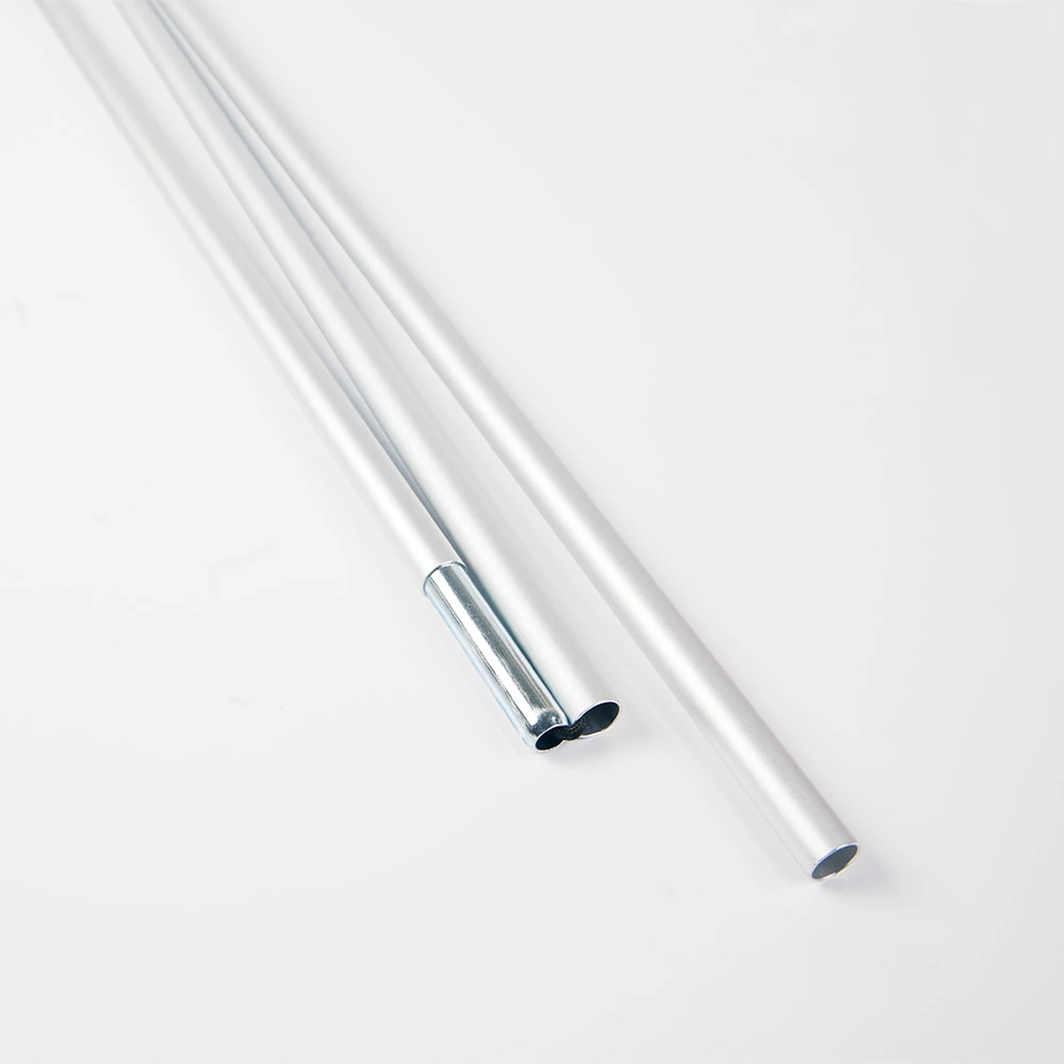 Sectional aluminium support pole for the roller banner