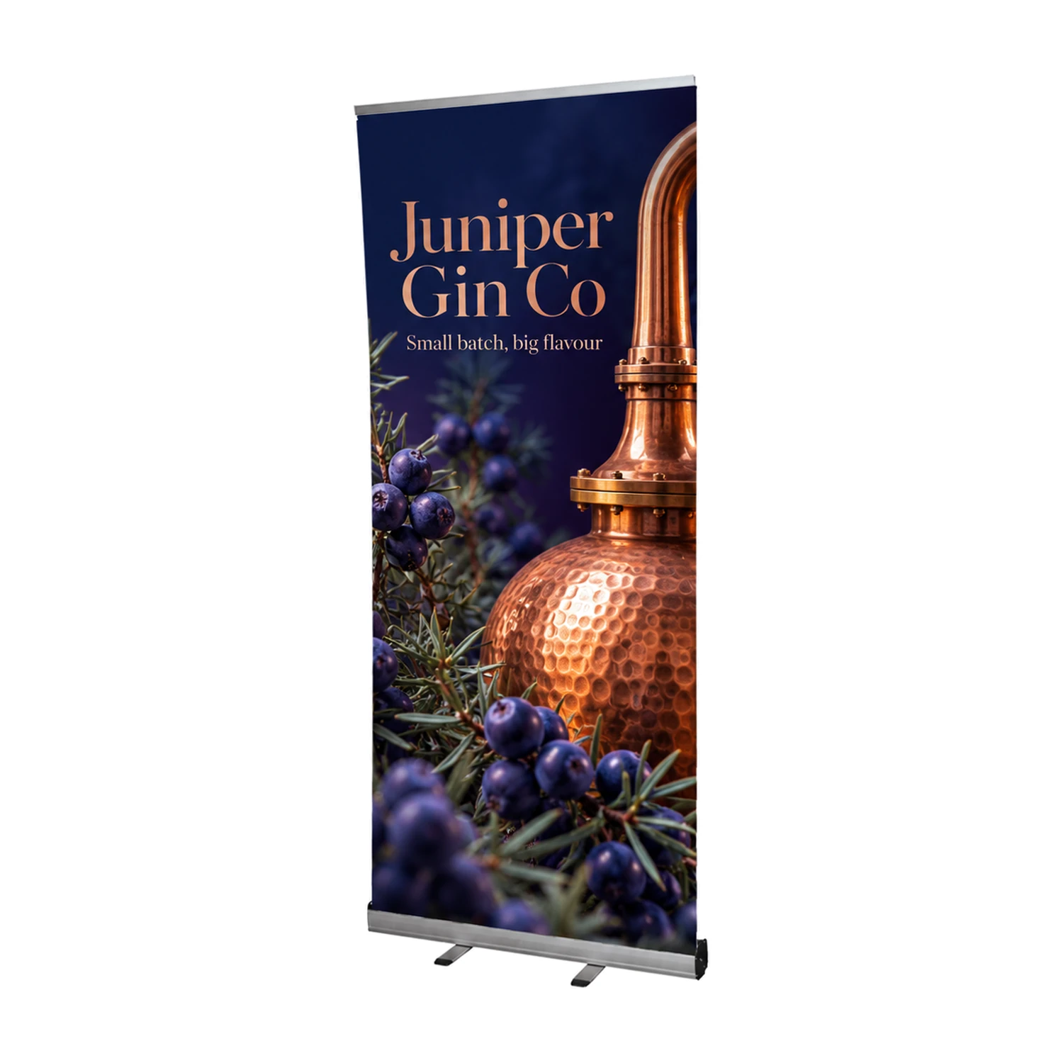 Mosquito Roller Banner with example artwork