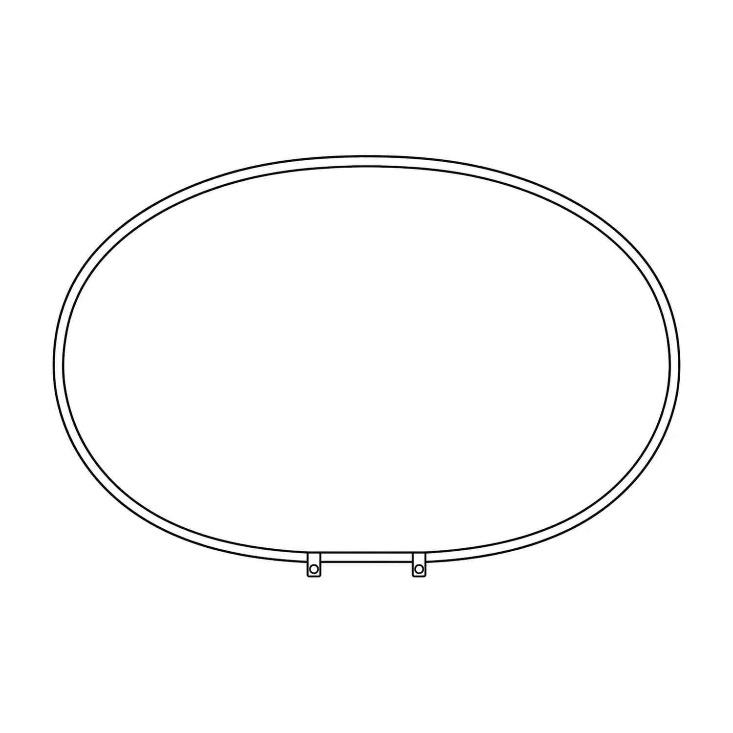 Pop Out Banner 1.42m x 1.04m line drawing
