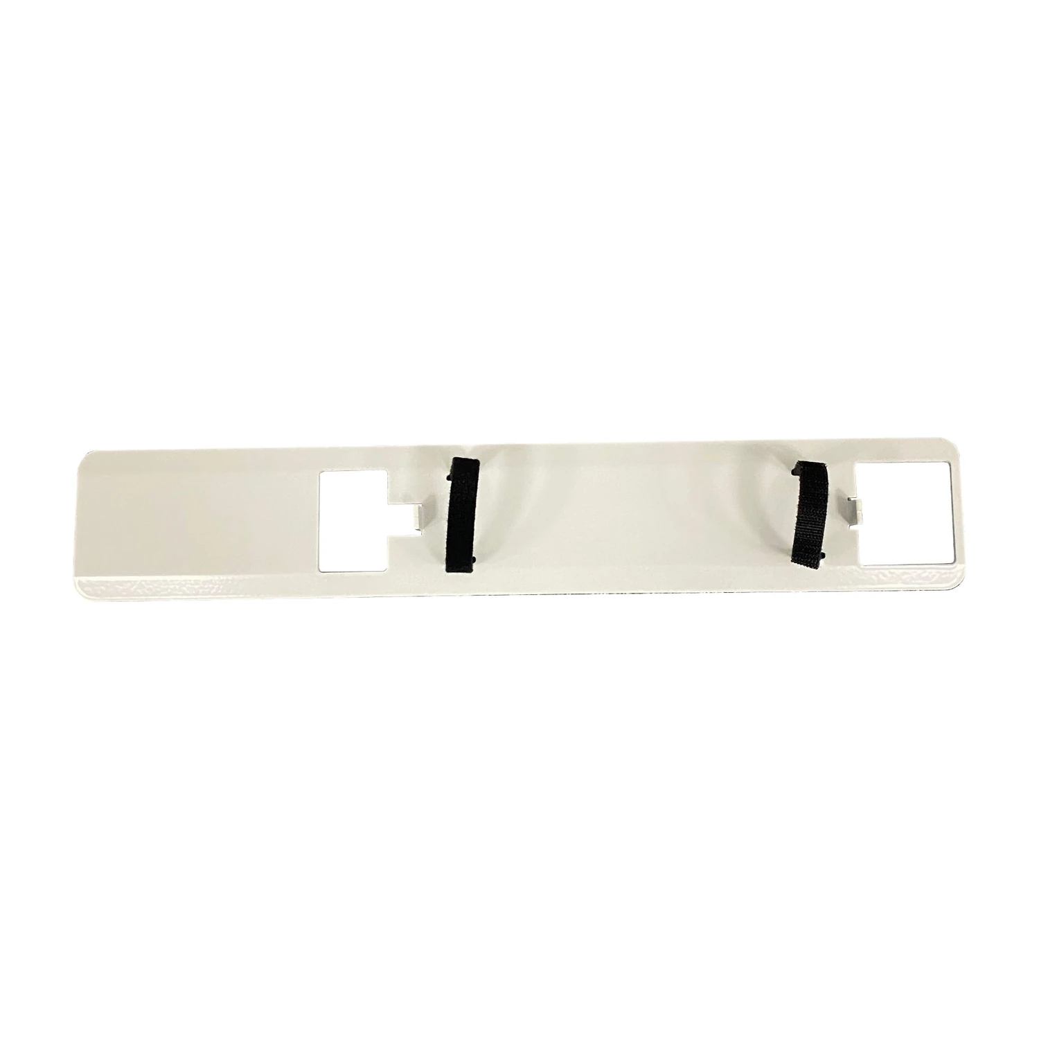 Stabilising foot plate seen from above with its strap fixings