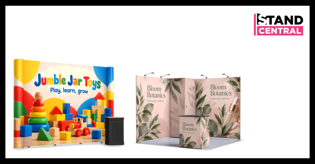 Pop up stand vs modular stand and which suits the way you exhibit