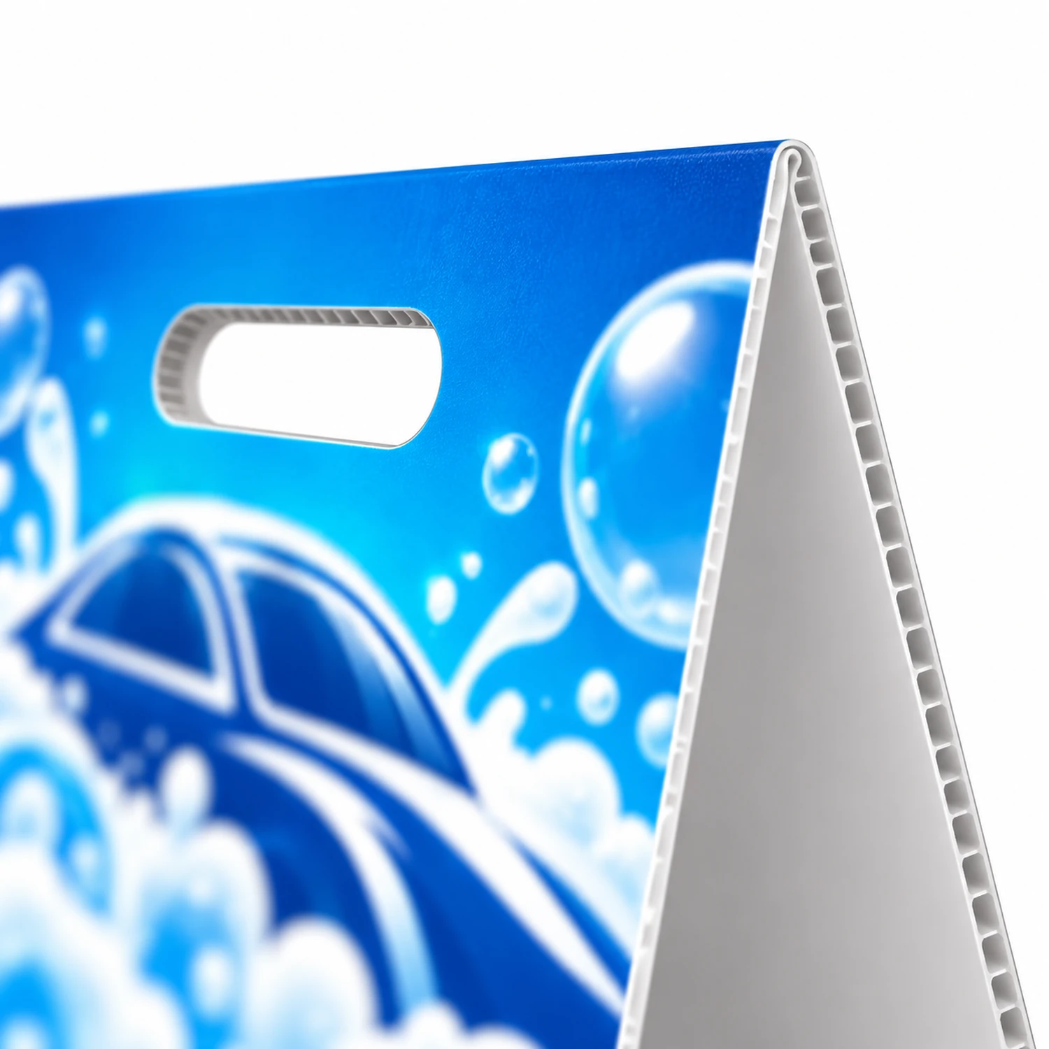 Printed Fluted Board A-Boards 590mm x 420mm, Pack of 4 detail