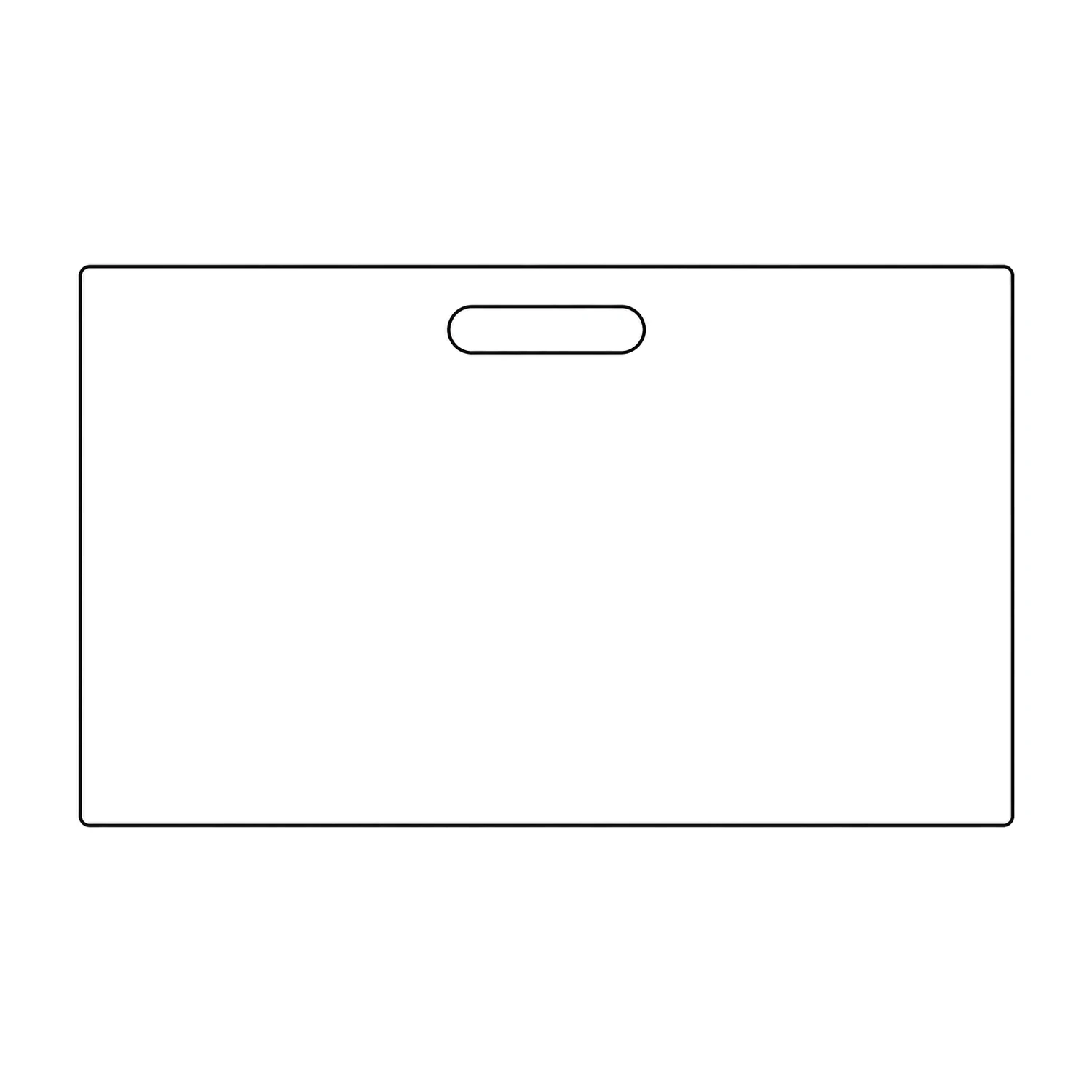 Printed Fluted Board A-Boards 590mm x 420mm, Pack of 4 line drawing