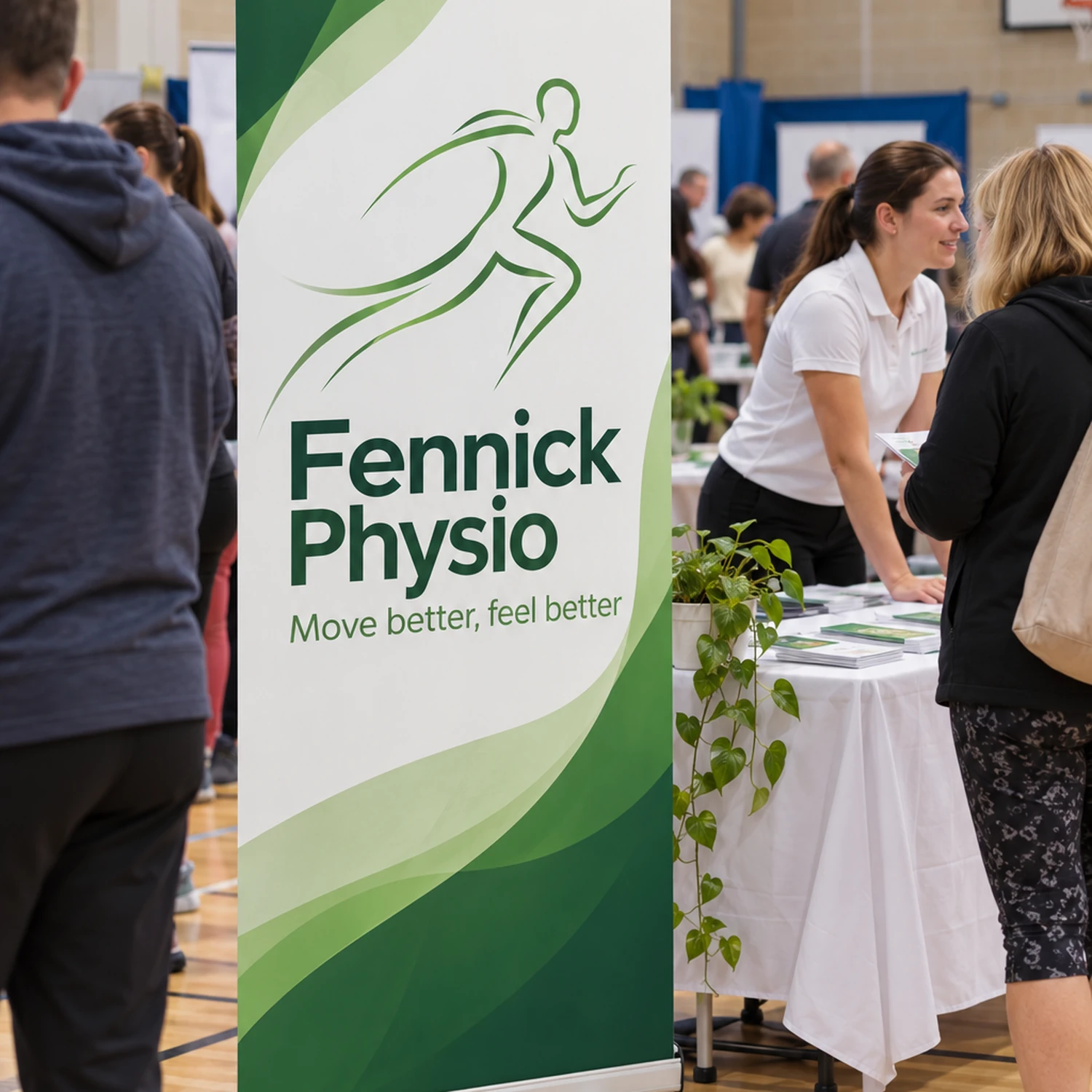 Raptor Roller Banner at an event