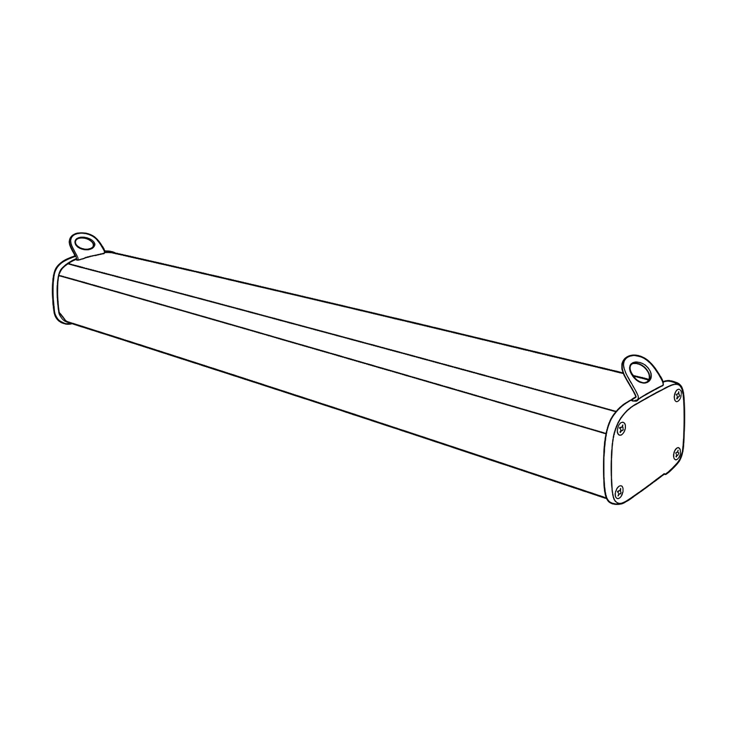 Roller banner cassette line drawing