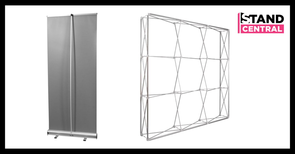 Roller banner vs pop up stand, the difference and which display suits your event