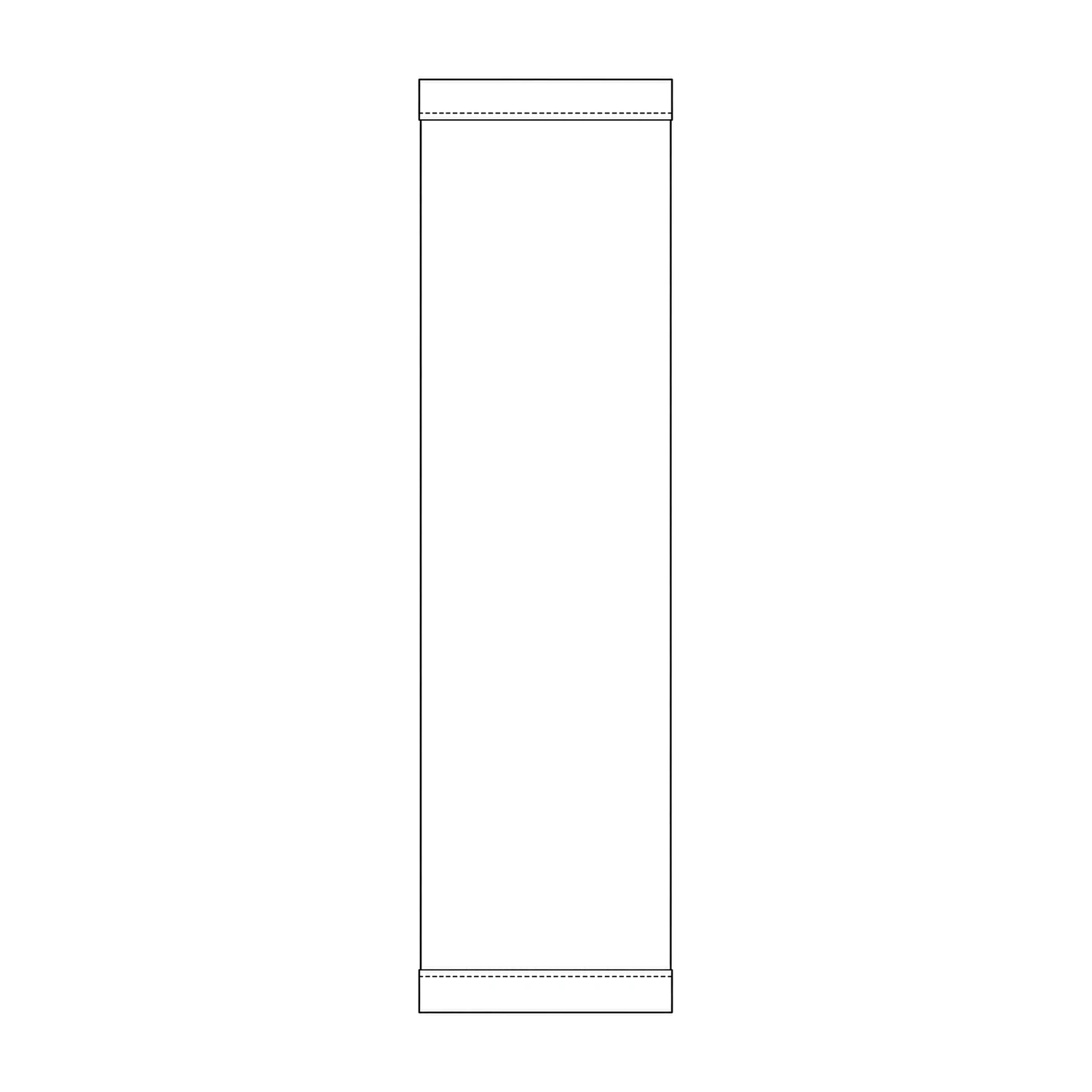 Scaffold Banner 1m x 3m line drawing