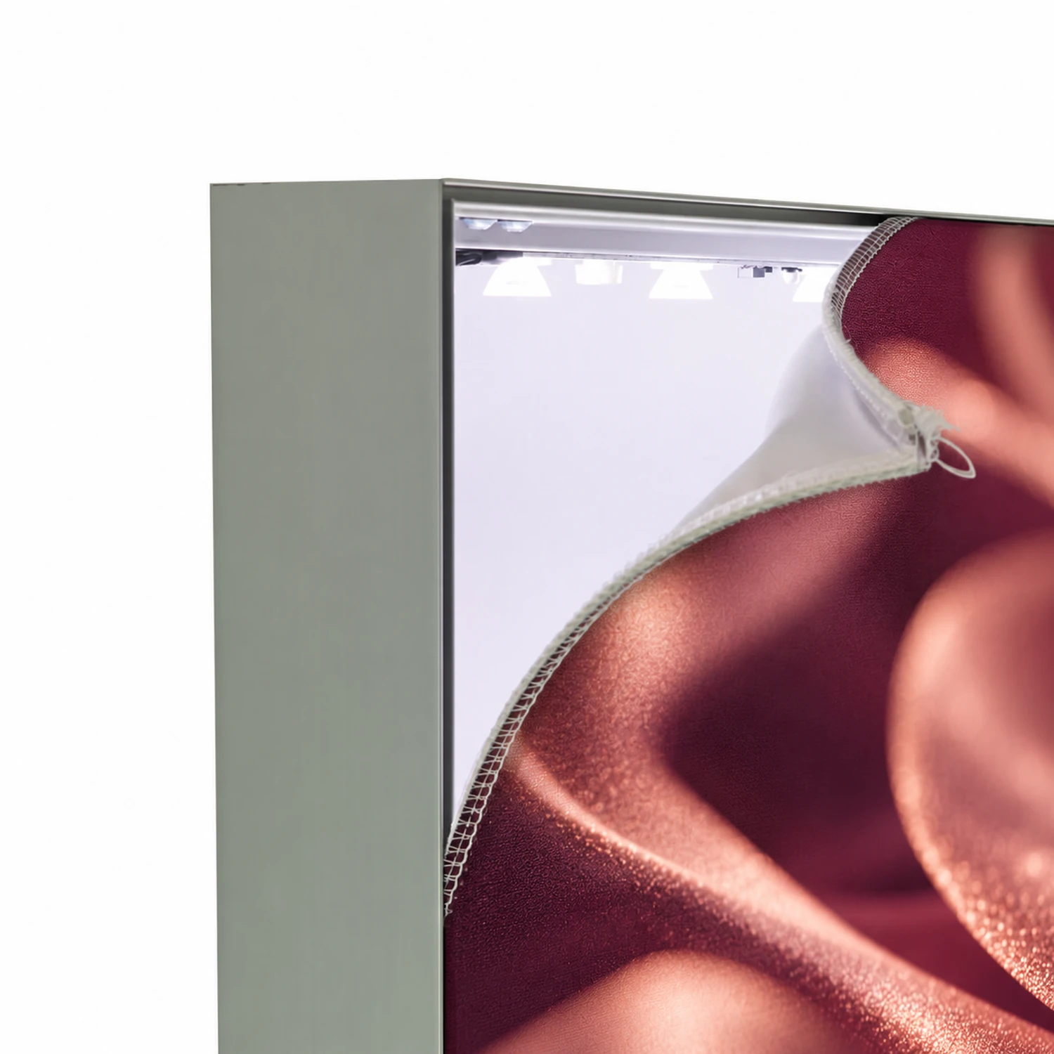 Standard Freestanding LED Lightbox detail