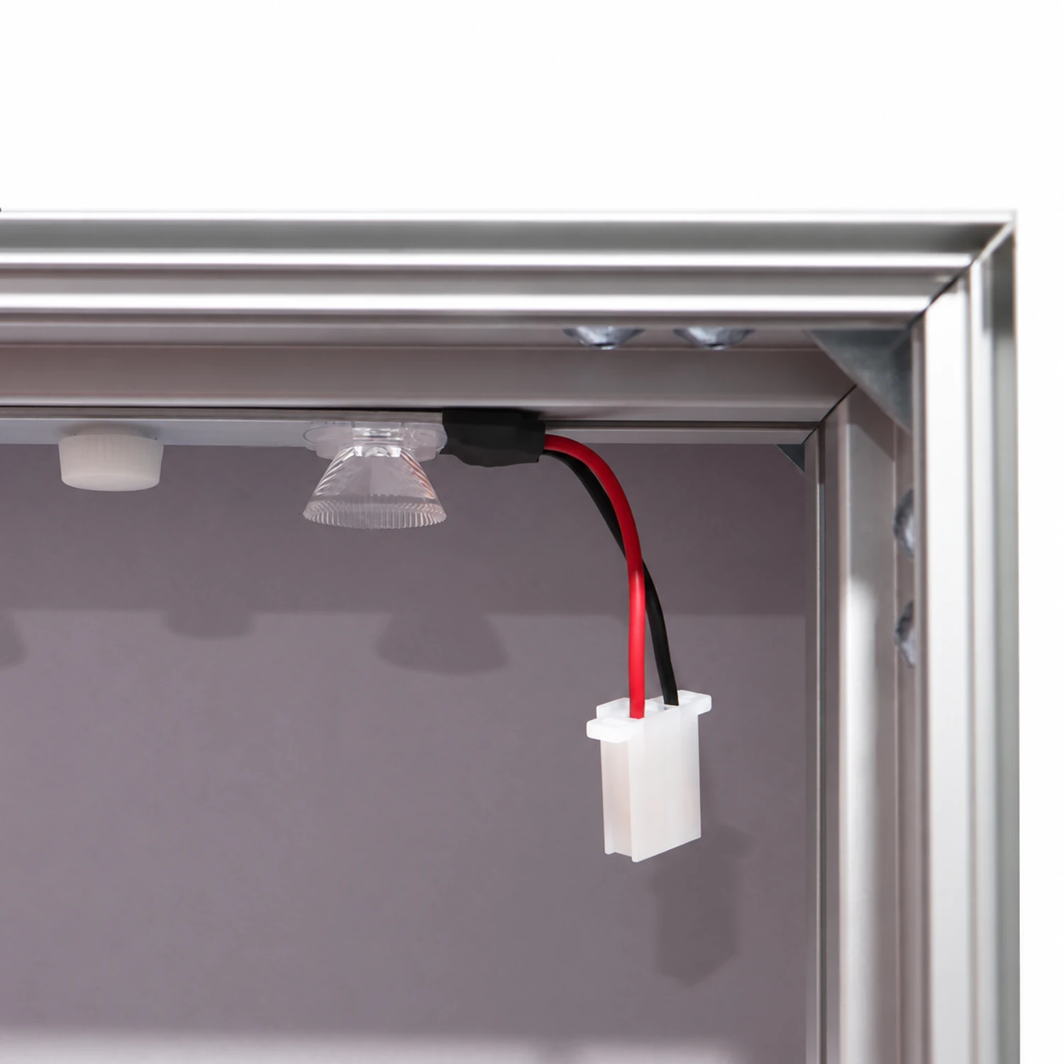 Standard Freestanding LED Lightbox detail