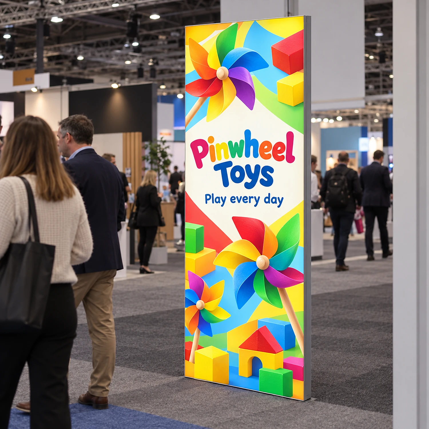 Vector Modular Display Module in use at a business expo