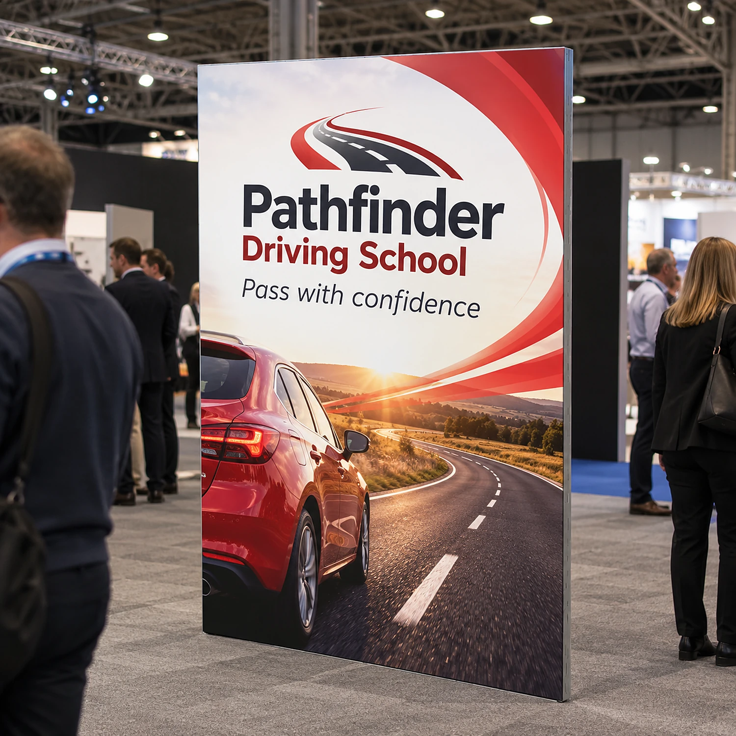 Vector Modular Display Module in use at a business expo