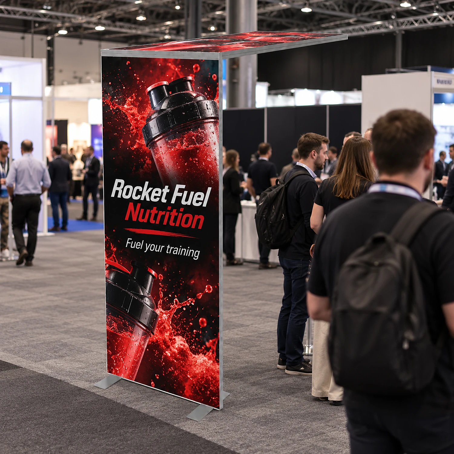 Vector Modular Display Module in use at a business expo