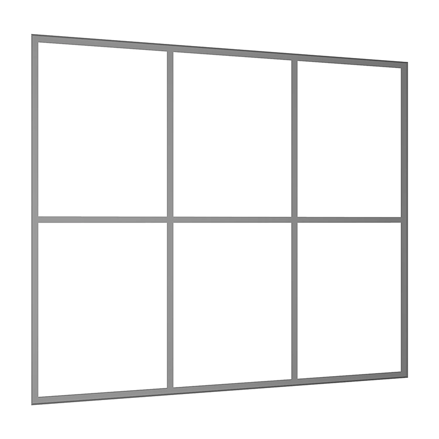 Wall module frame, shown without graphic