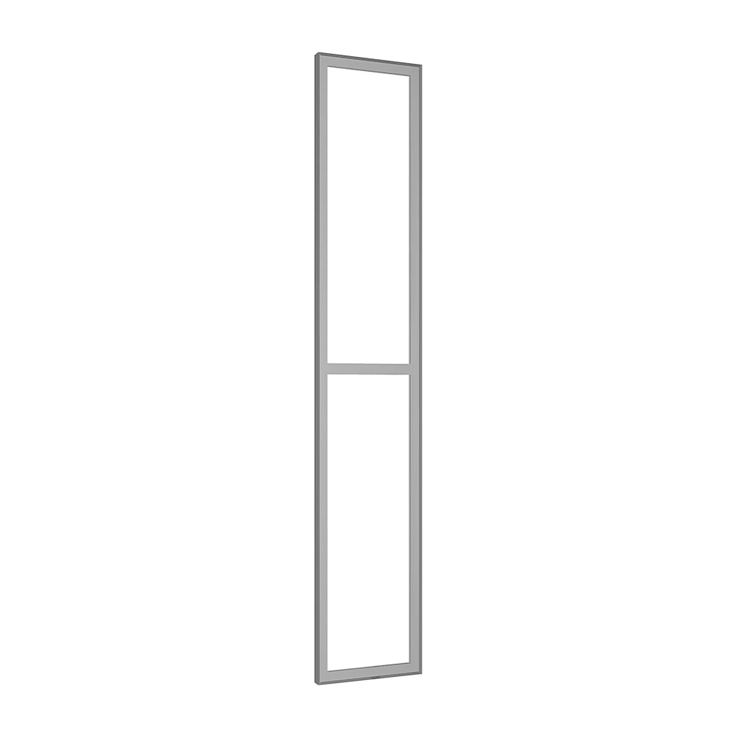 Tall wall module frame, shown without graphic