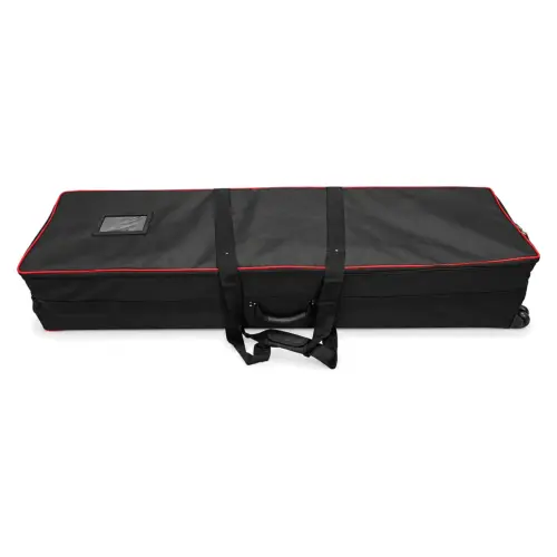 Wheeled padded carry bag for display frames