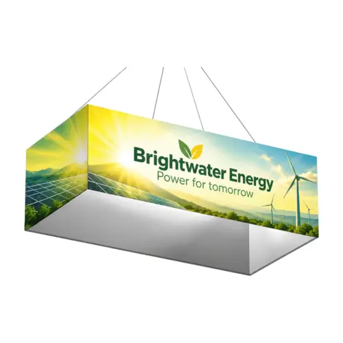 x 1.2m Formulate Rectangular Hanging Banner with example artwork