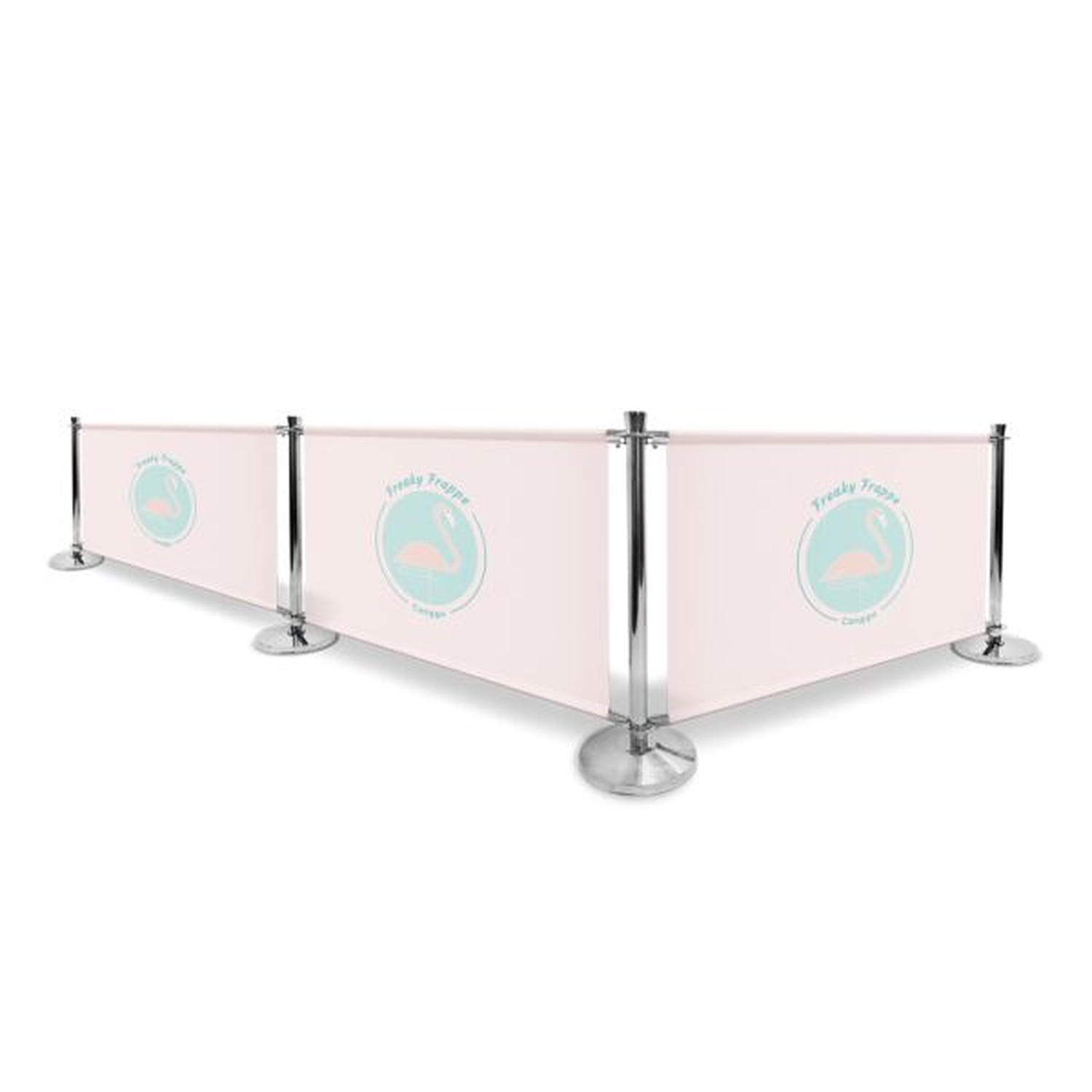 Frappe Café Barrier Kit - Single-Sided - 2000mm - Display Polyester