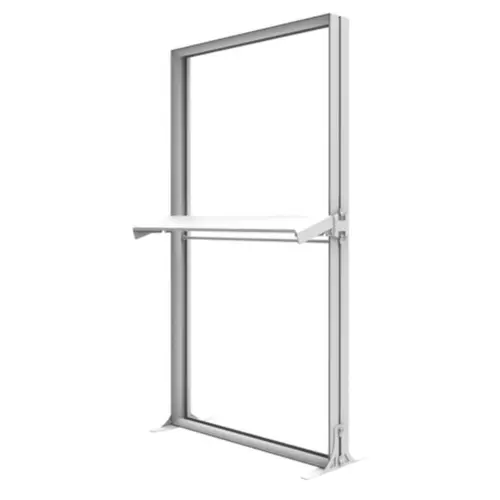 Single Sided Shelf with Fixings - Lightweight and Tool-Free