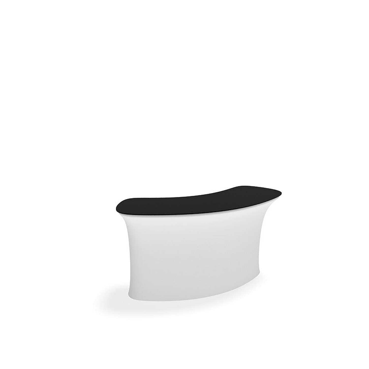 WaveLine InfoDesk Counter - Convex Curved - 68.4" x 26.9" x 39.4" - Image 2