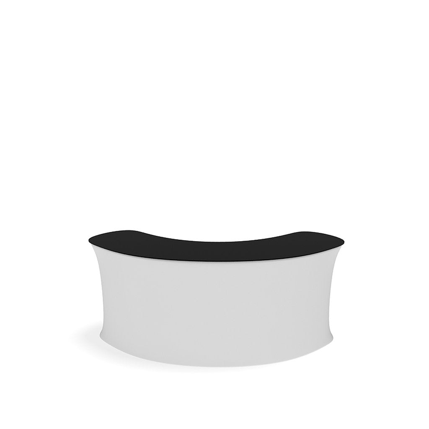 WaveLine InfoDesk Counter - Convex Curved - 88.8" x 33.6" x 39.4" - Image 7