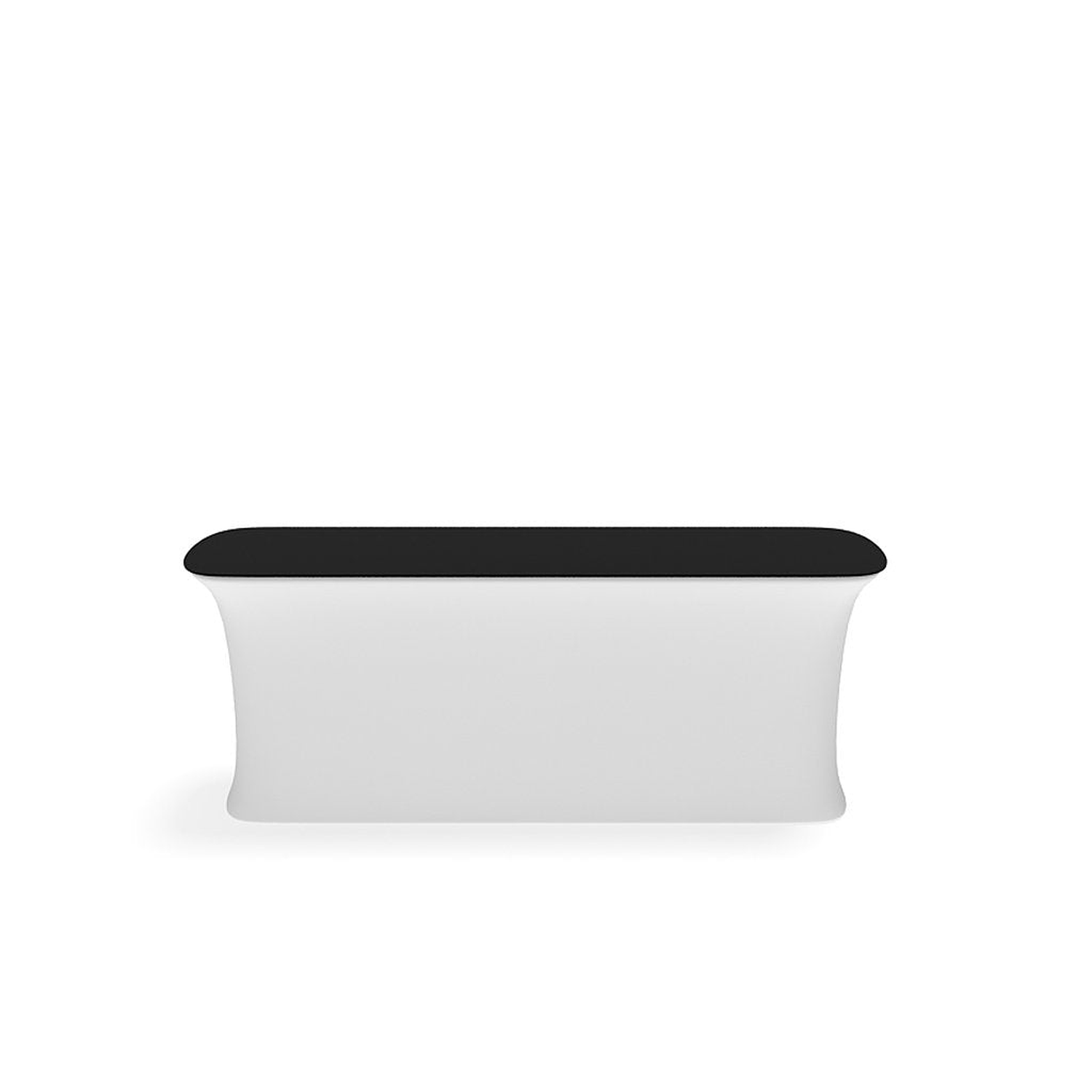 WaveLine InfoDesk Counter - Straight - 92.6" x 19.2" x 39.4" - Image 6