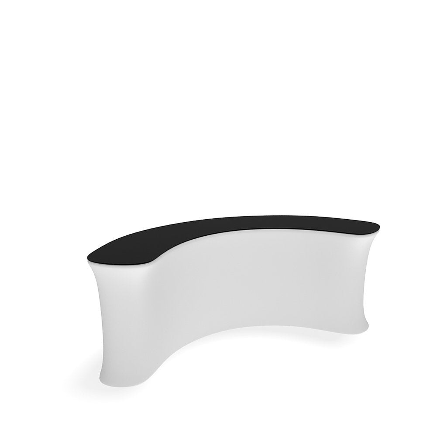 WaveLine InfoDesk Counter - Concave Curved - 104.4" x 43.2" x 39.4" - Image 2