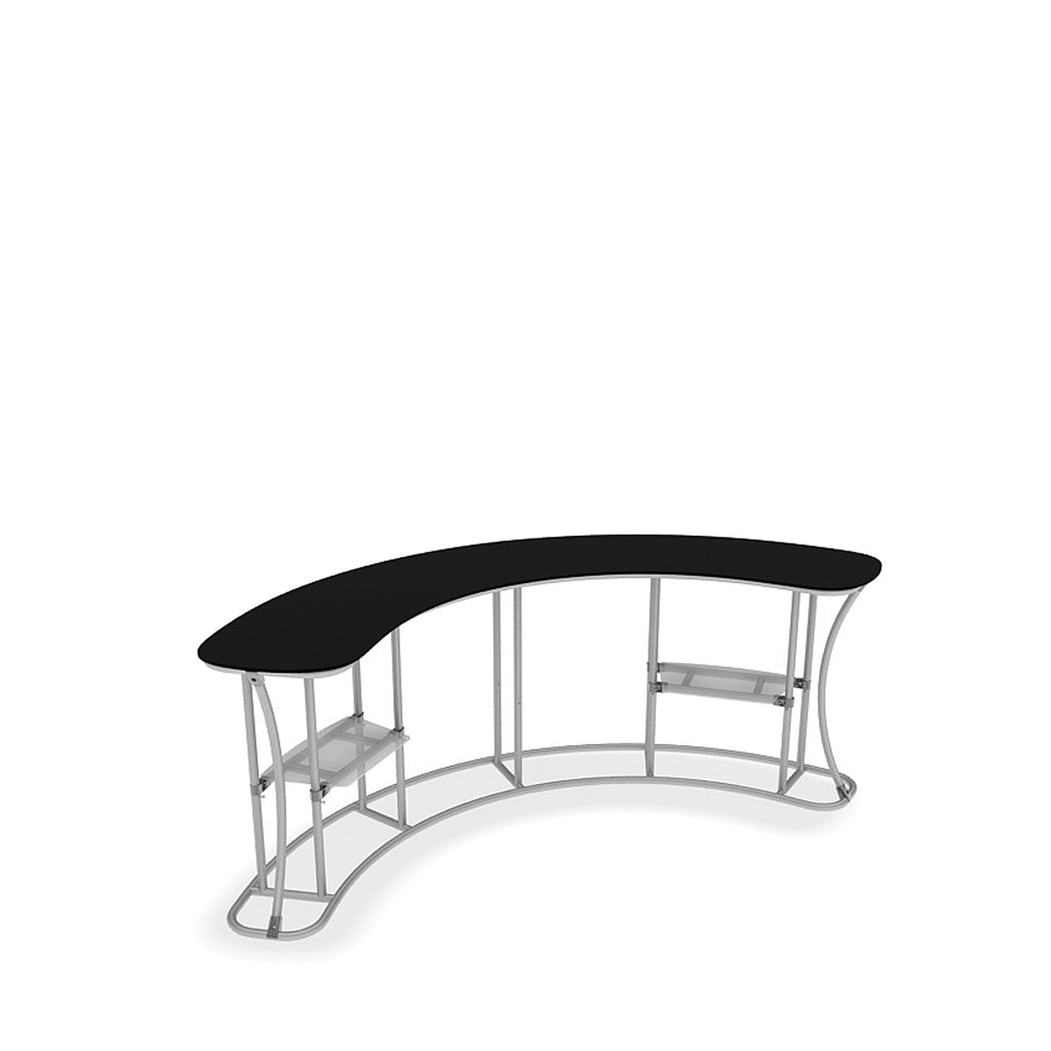 WaveLine InfoDesk Counter - Concave Curved - 104.4" x 43.2" x 39.4" - Image 6