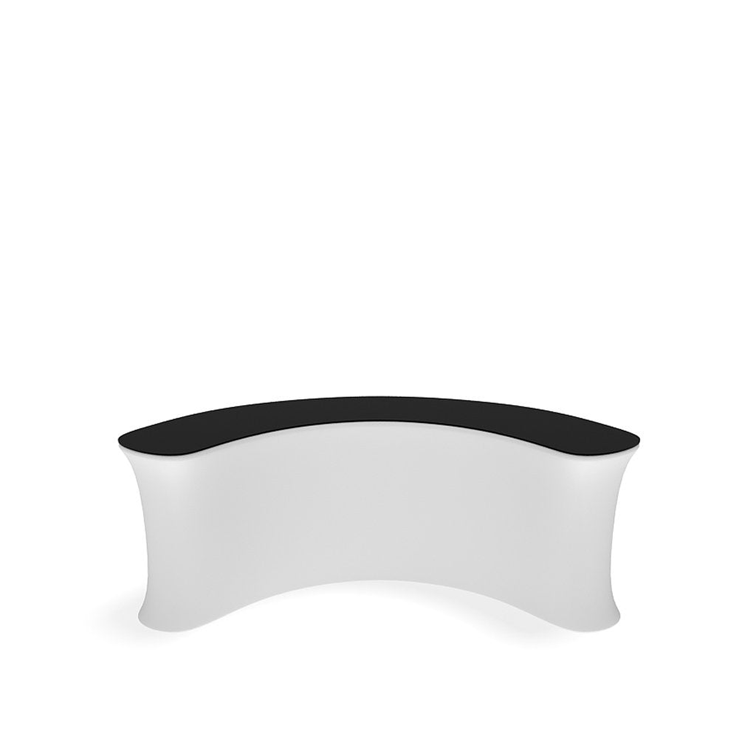 WaveLine InfoDesk Counter - Concave Curved - 104.4" x 43.2" x 39.4" - Image 7