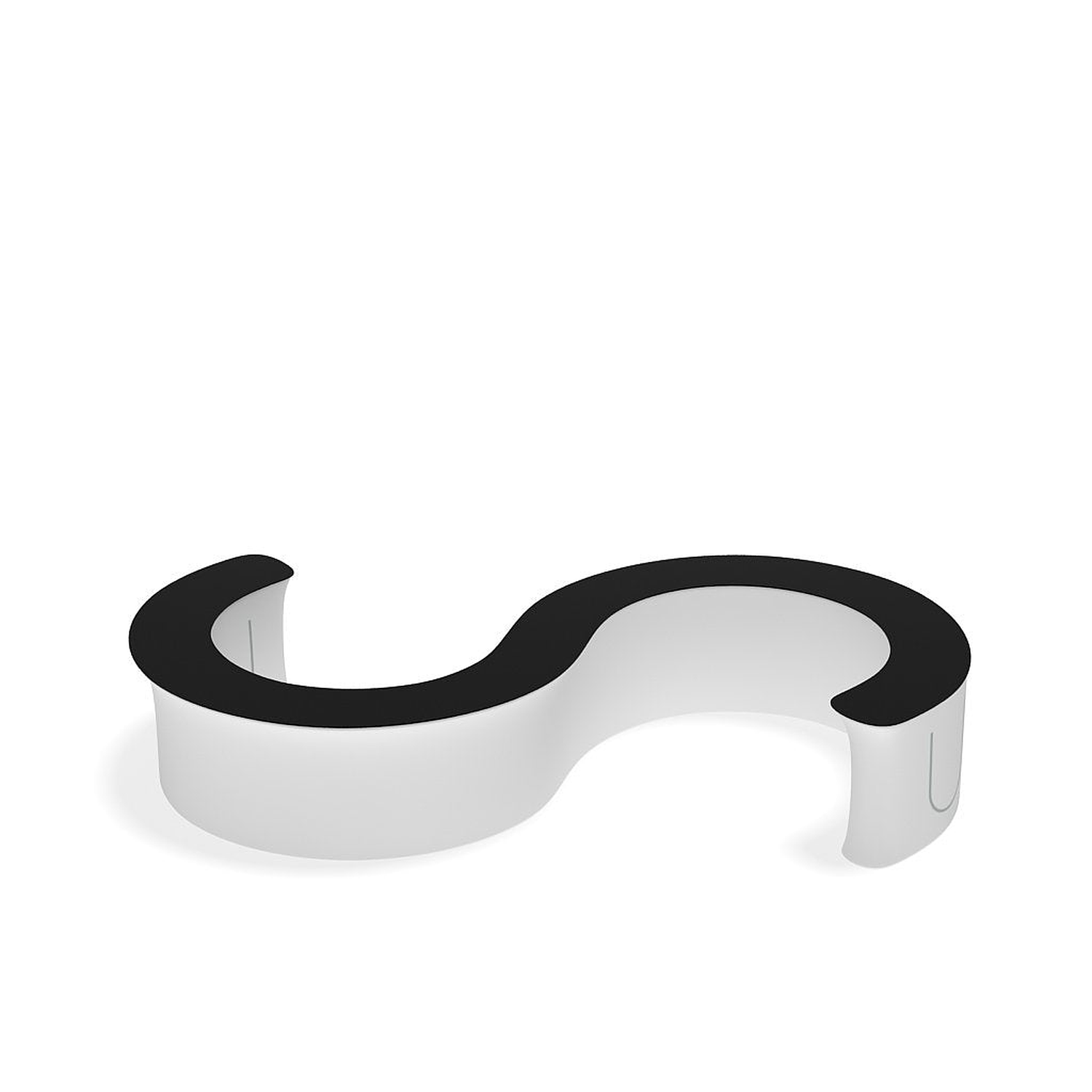 WaveLine InfoDesk Counter - S-Shaped - 221.2" x 153.6" x 39.4" - Image 7