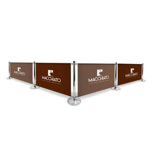 Macchiato Café Barrier Kit - Single-Sided - 1000mm - Aero Mesh