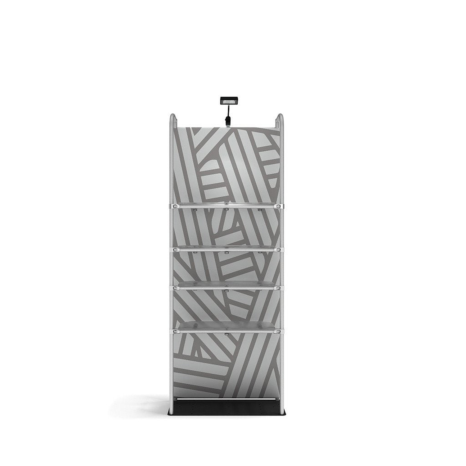 WaveLine Merchandiser - 2 Shelves Inc - Double-Graphic - 36 x 89"