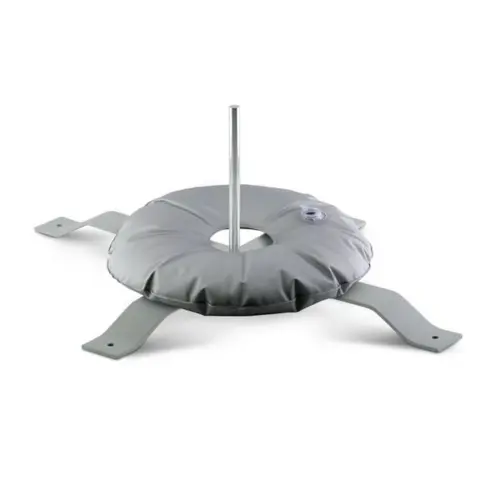 Large Outdoor Cross Base with Water Ring - 610mm - Steel