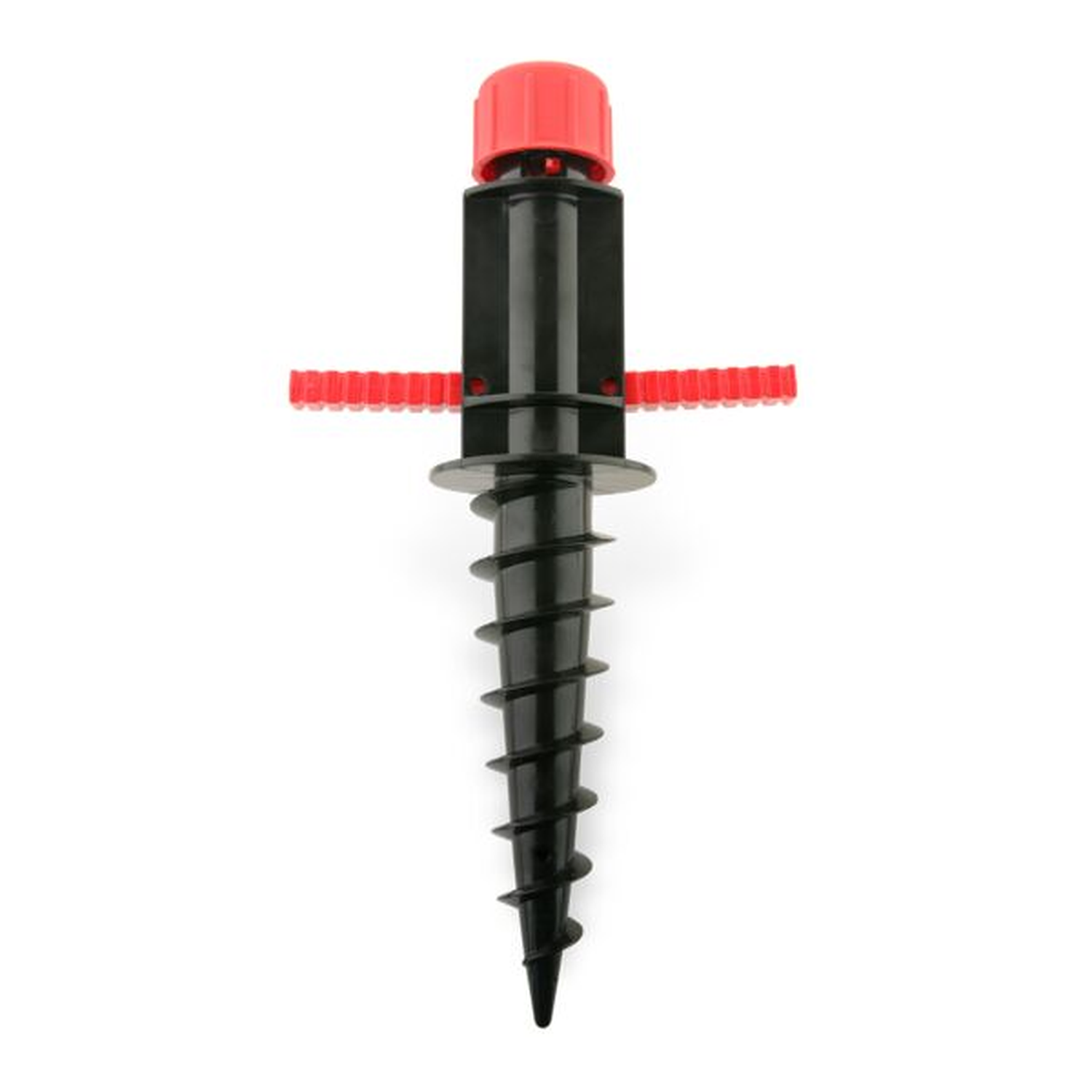 Screw Spike Base - Durable PVC Plastic - 190mm Ground Spike