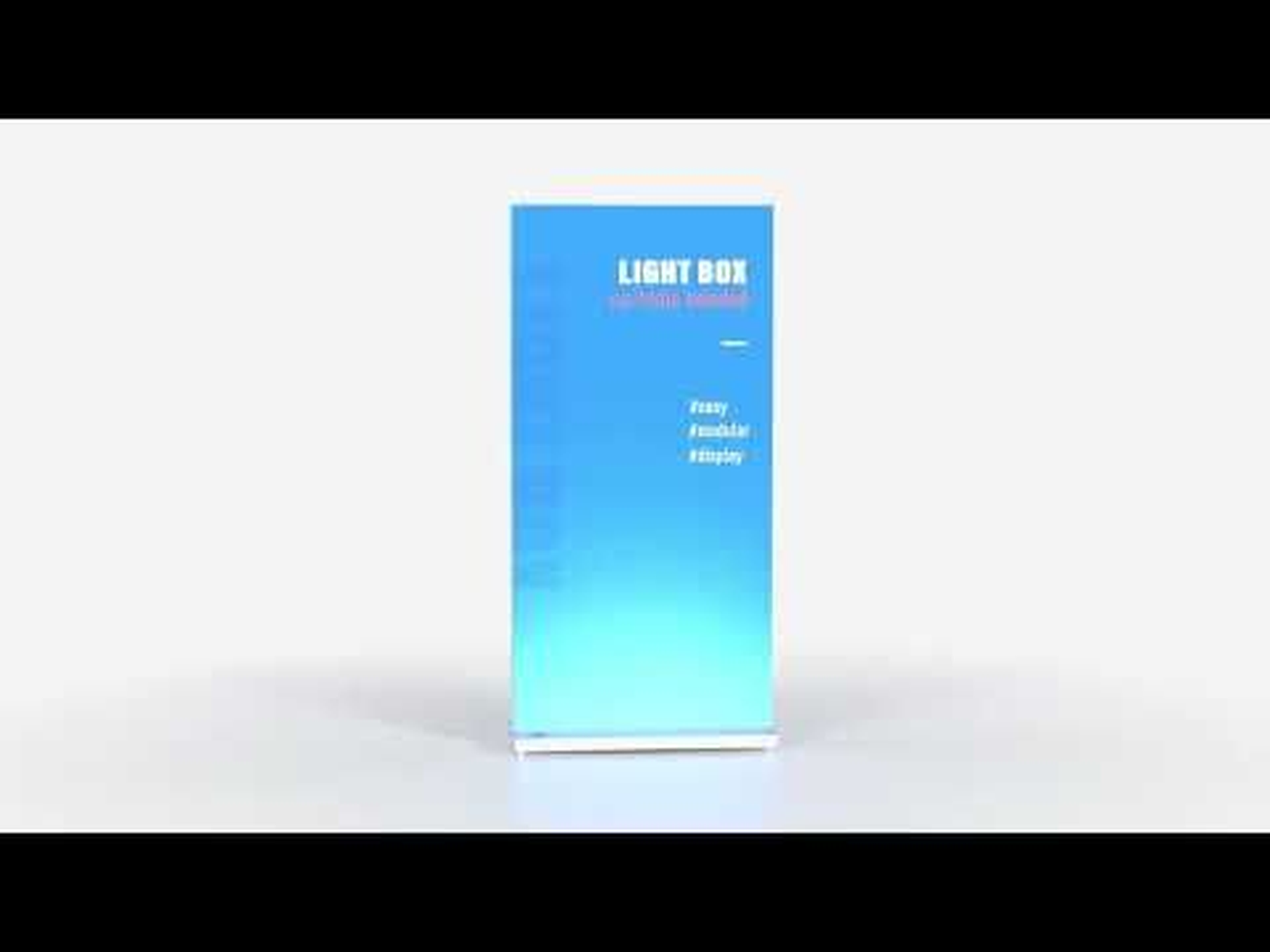 Rayo LED Wireless Light Box - 1000mm x 2000mm x 850mm - Double-Sided - Image 4