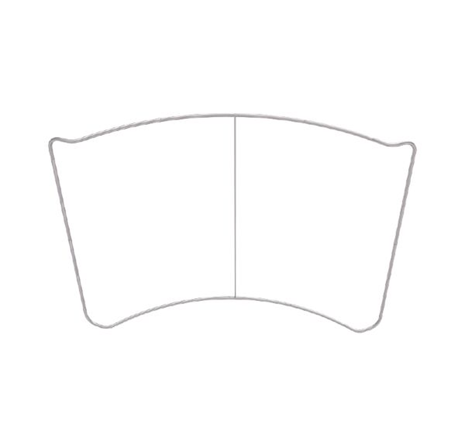 Soft Touch Curved Fabric Display - 2m Wide - Double-Sided - Image 2