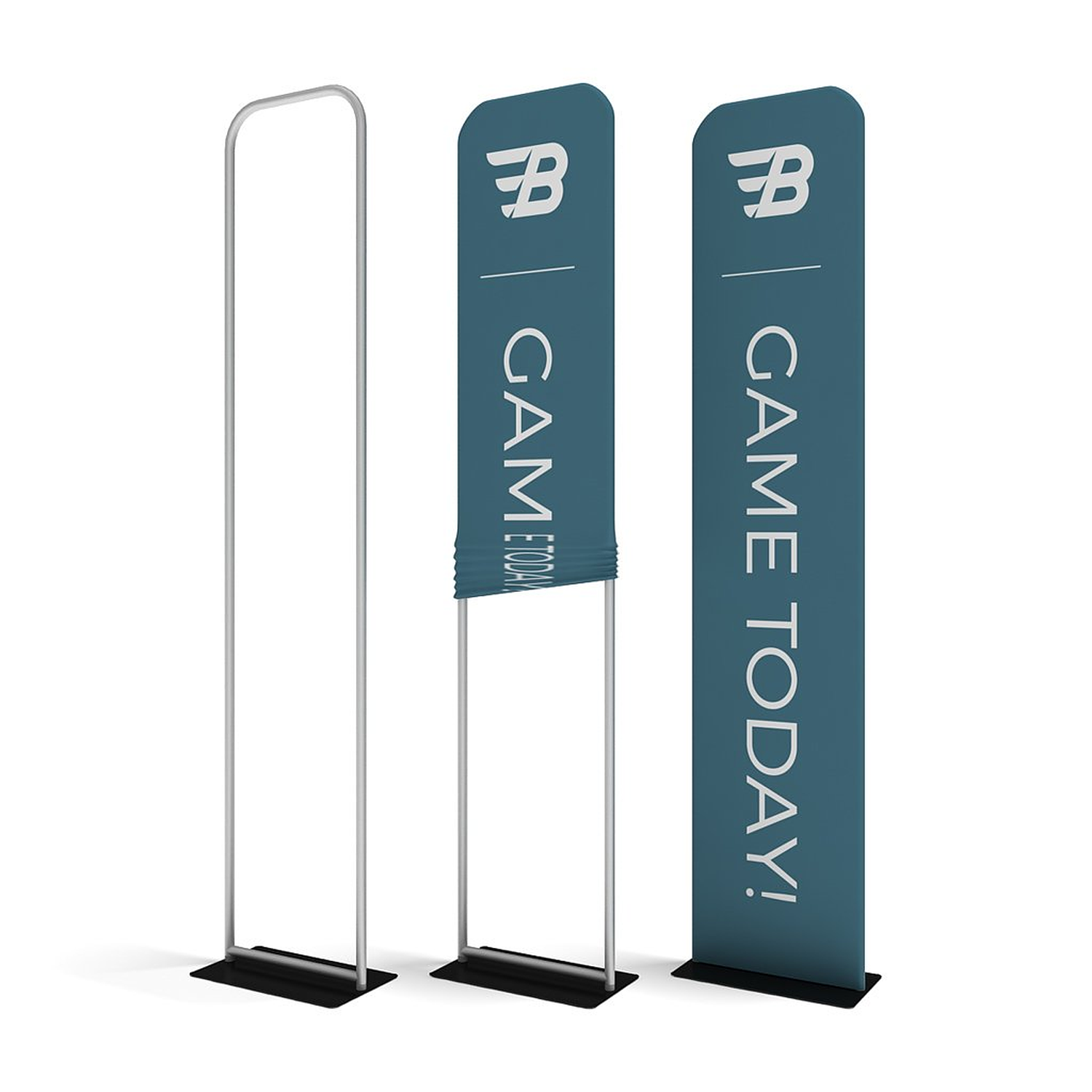 WaveLine® Tension Banner - Round Corners - Double-Sided - 600x1524mm - Image 2